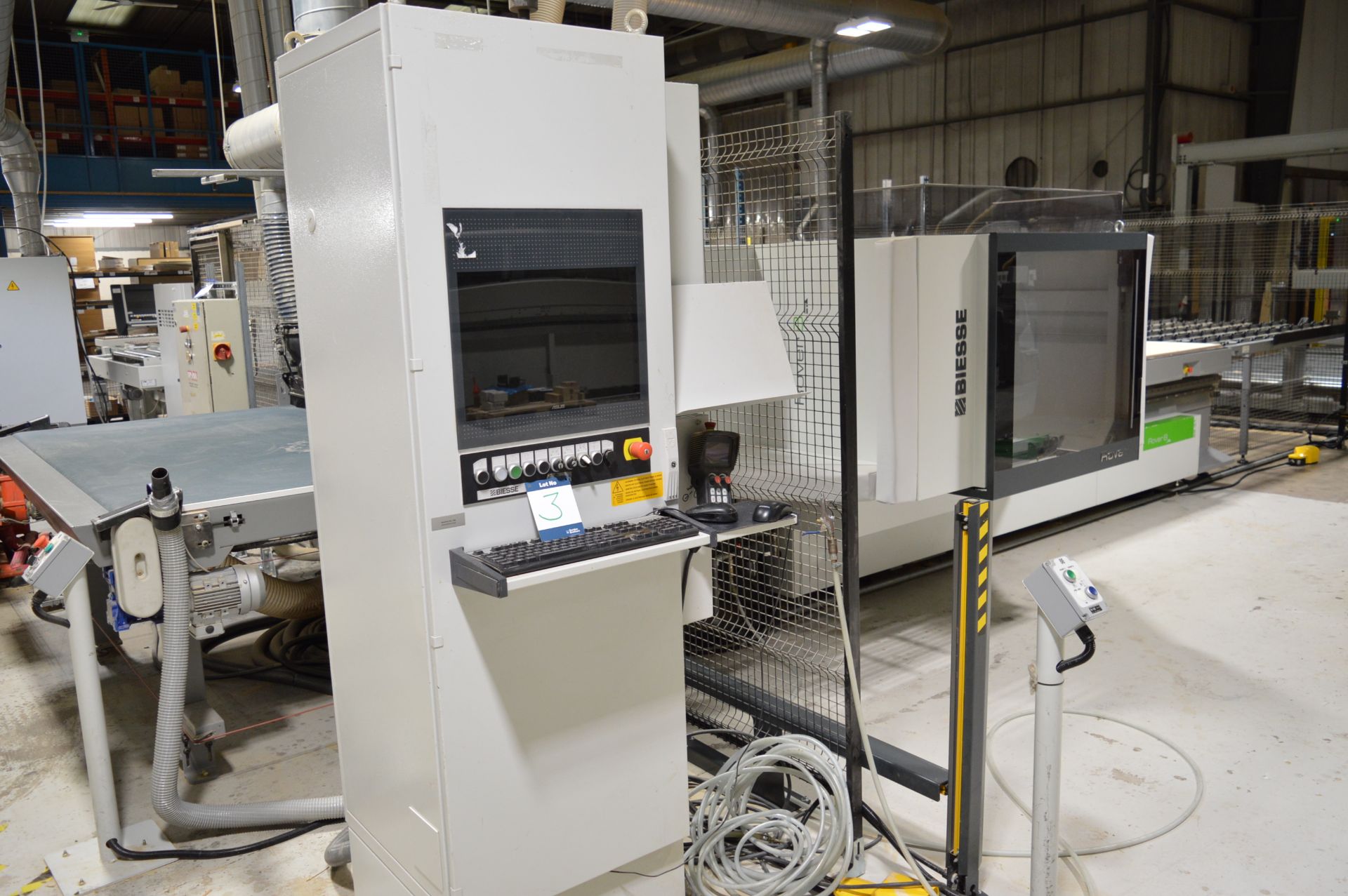 Biesse, Rover B FT 2231 GFT CNC machining centre, Serial No. 1000004529 (2015) with CNC controls; - Image 5 of 24