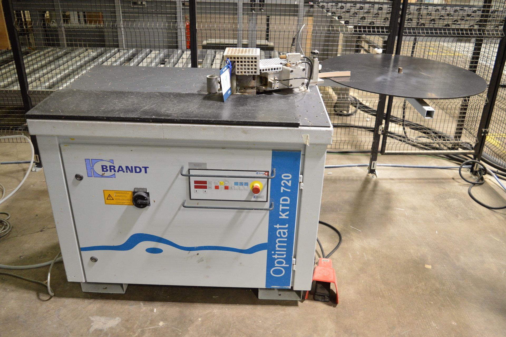 Brandt, Optimat KTD 720 single sided edge bander, Serial No. 0-260-06-4113 (2005) with digital