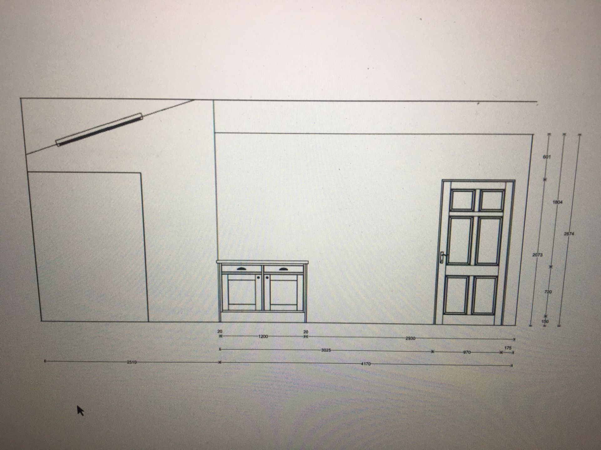 Complete "Grantham" framed 2-colour kitchen (Tall + Island - Charles Grey, Base + Wall - Pure - Image 11 of 13