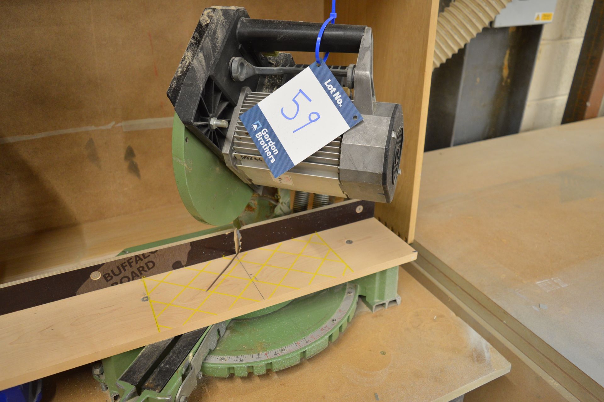 Elektra Beckum bench top mitre saw, 240v (Ref: 212) (Location: Two Gates)