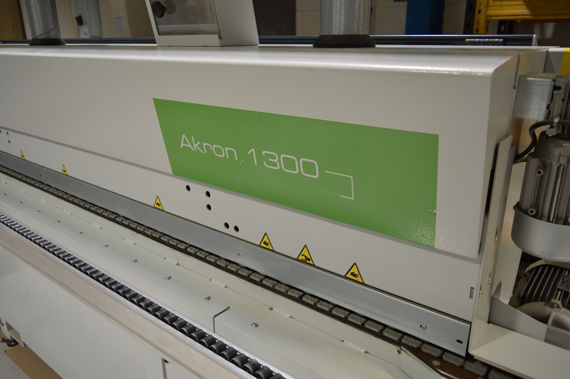 Biesse, Akron 1330 A CNC single sided edge bander, Serial No. 1000007494 (2015) with CNC controls. - Image 2 of 9