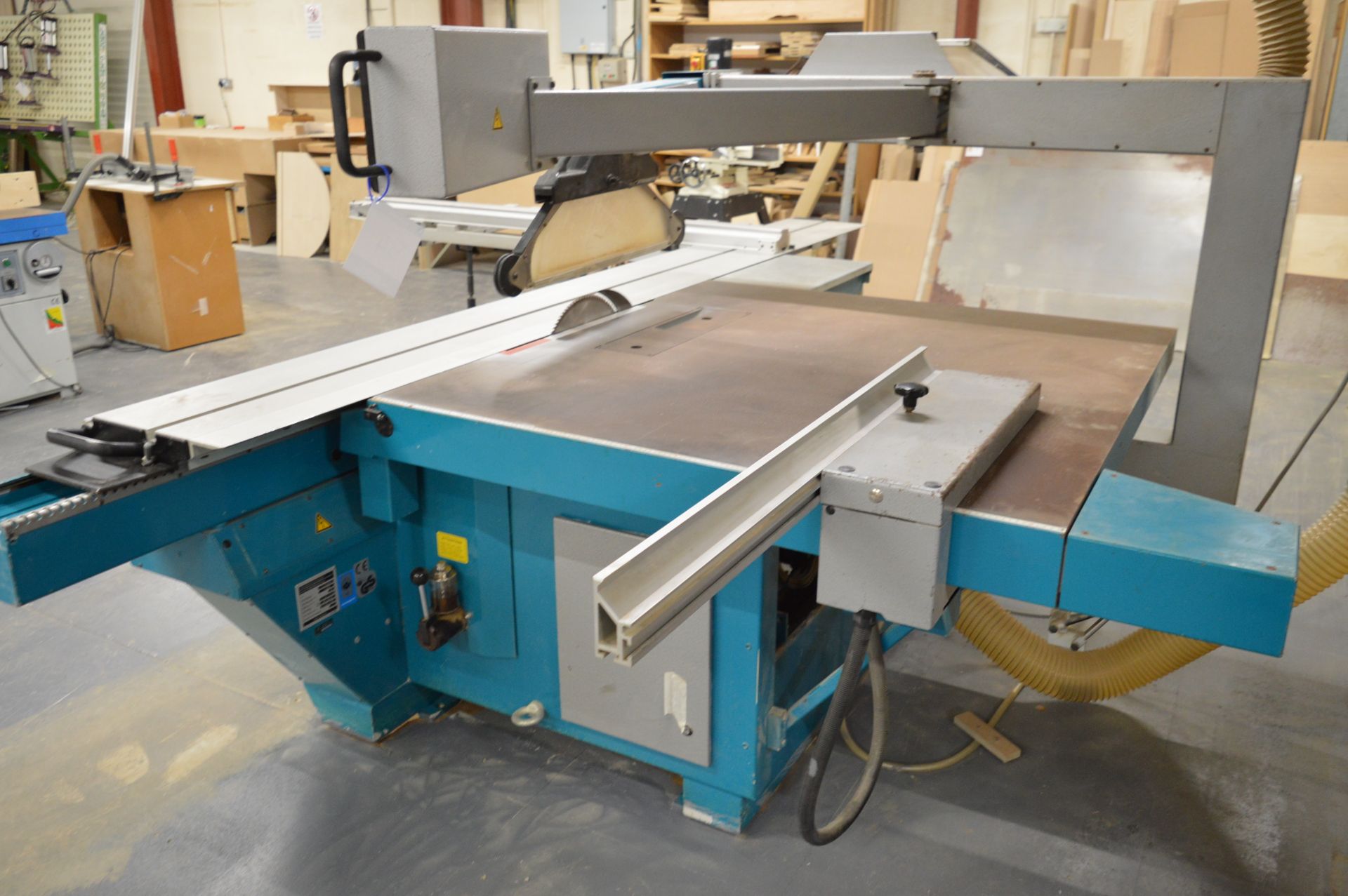 Martin T73 automatic sliding panel saw, Serial No. V429906 (2002), Saw Blade. Min 250mm / Max. - Image 6 of 7