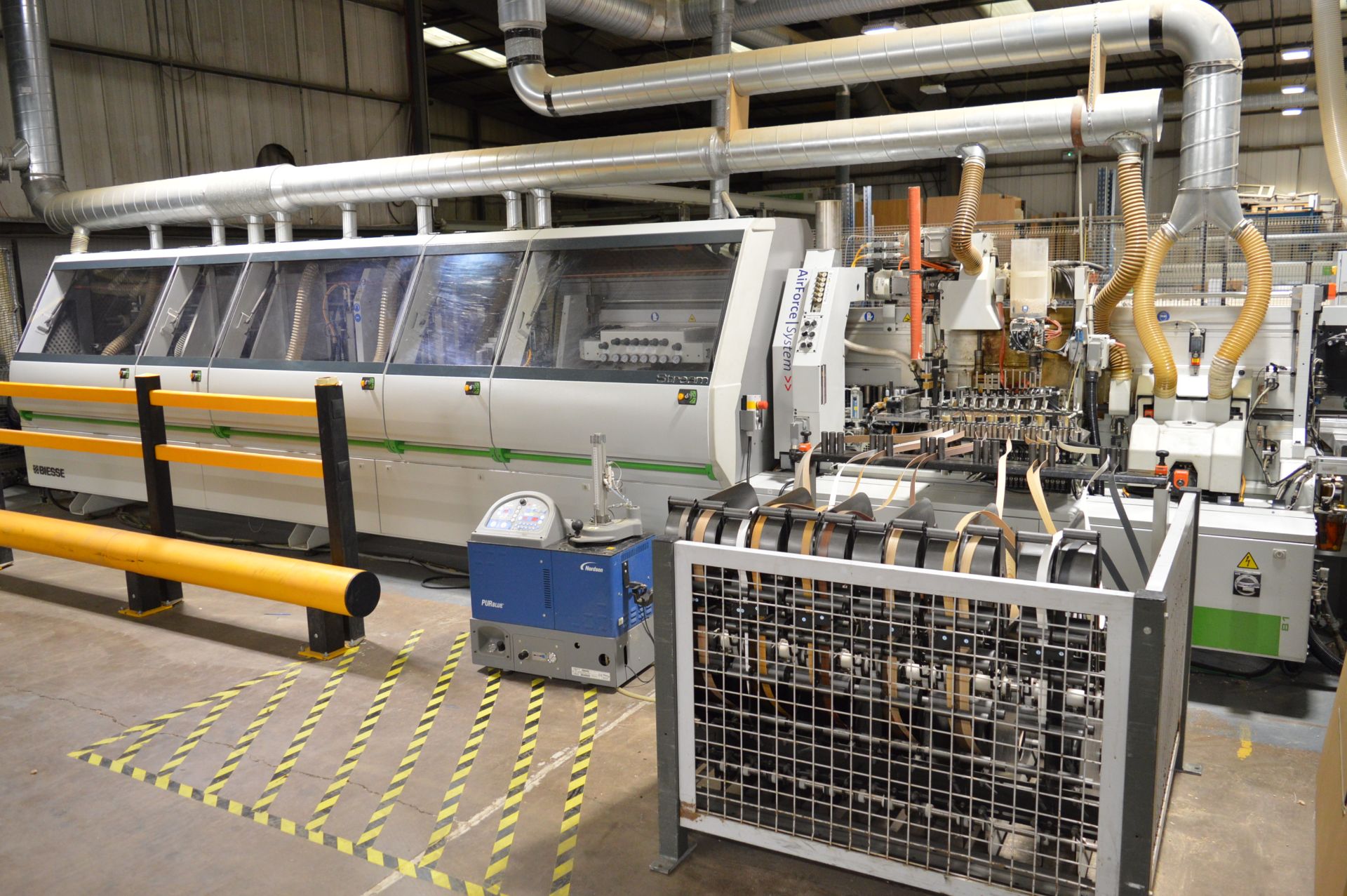 Biesse CNC edge banding machine line, Serial No. 1000004049 (2015) comprising Biesse Stream B1 8.5 - Image 6 of 31