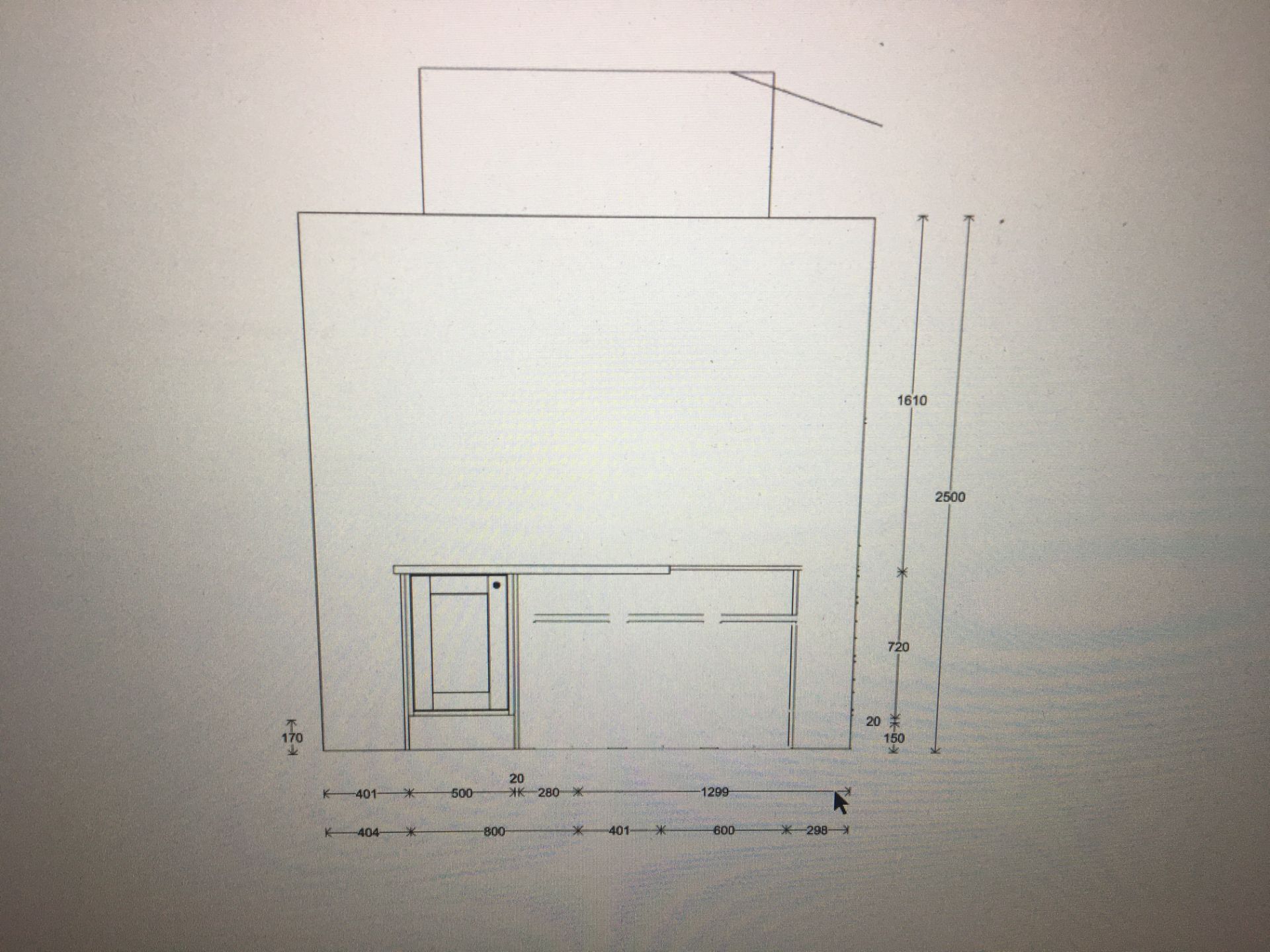 Complete "Grantham" framed 2-colour kitchen (Tall + Island - Charles Grey, Base + Wall - Pure - Image 7 of 13