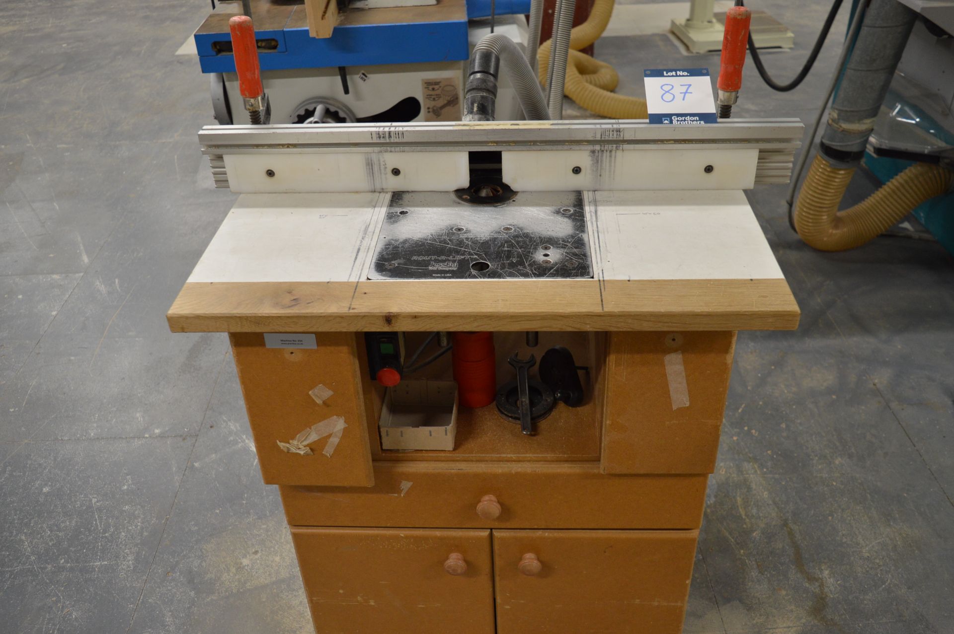 JessEm Rout-R-Lift / Festool OF1400 EBQ bench mounted router, 240v (Location: Two Gates on - Image 2 of 4