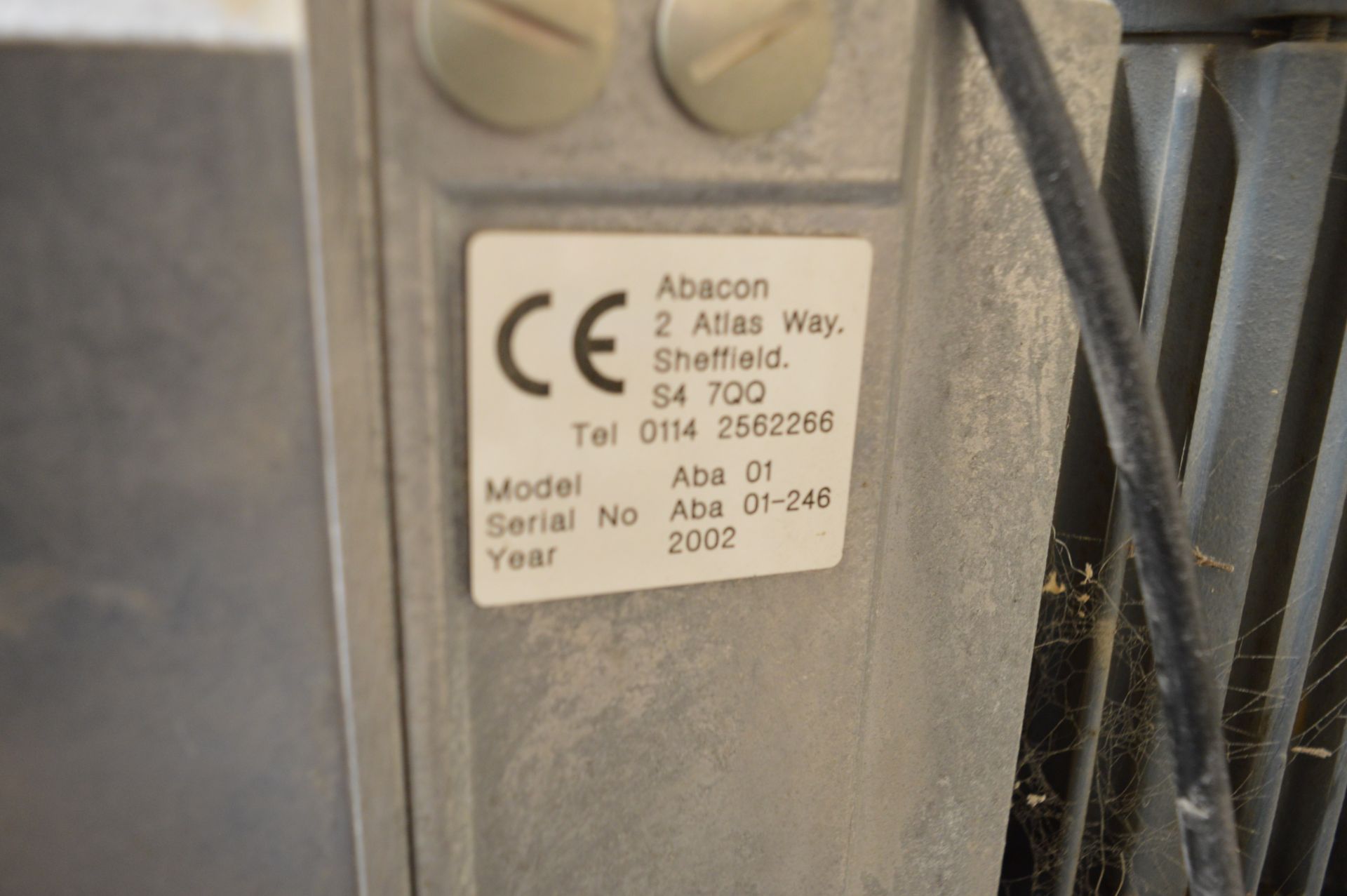 KEB ABA01 wheel sander / polisher, Serial No. 01-246 (2002) (Location: Two Gates on mezzanine) - Image 3 of 5