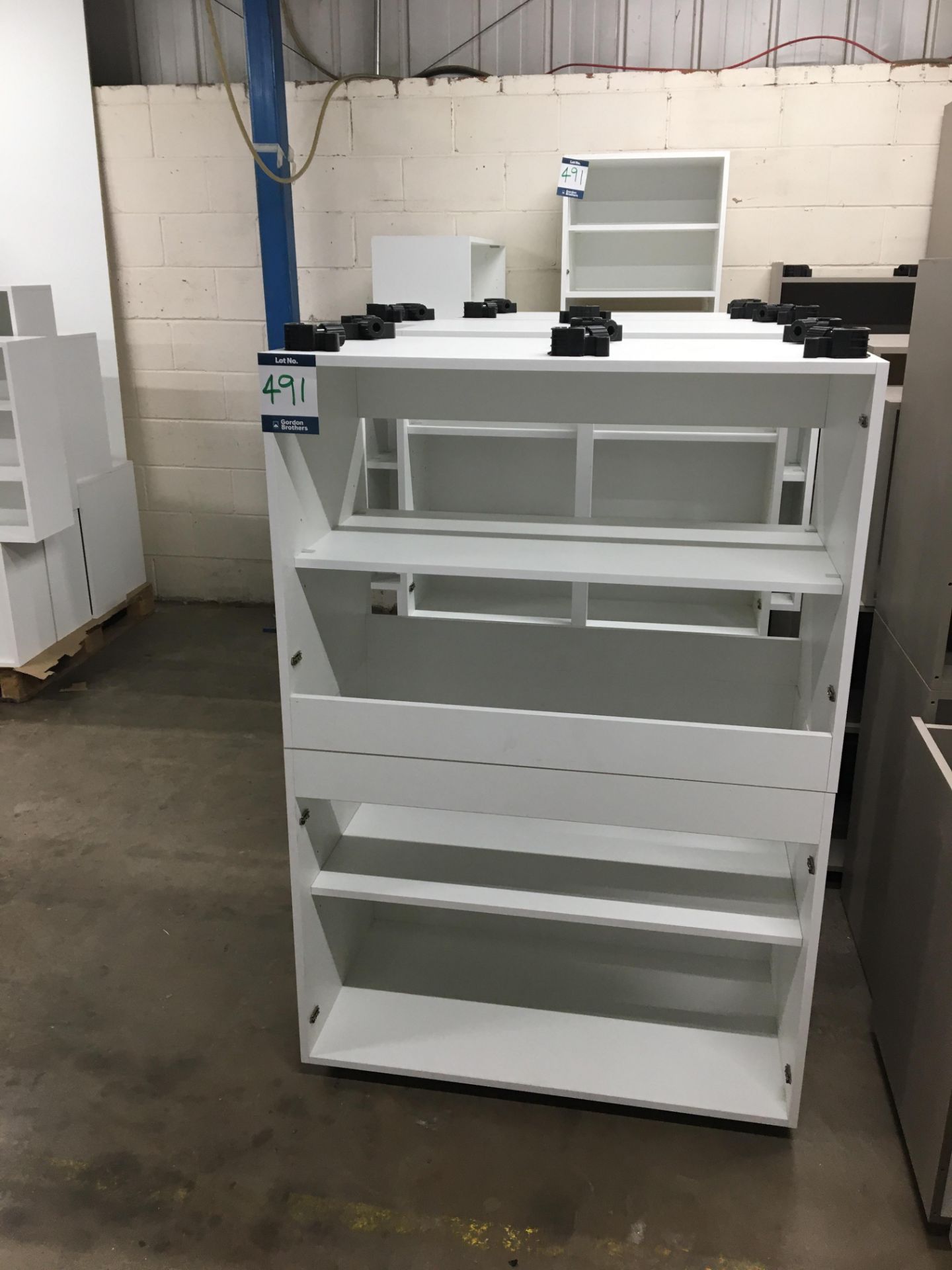 Quantity of White carcass units comprising: 1x 1,970mm x 600mm oven housing, 888 oven app; 1x