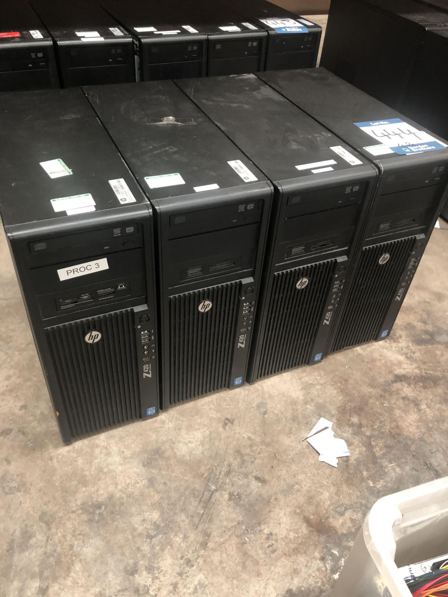 4 x HP Z420 tower PC