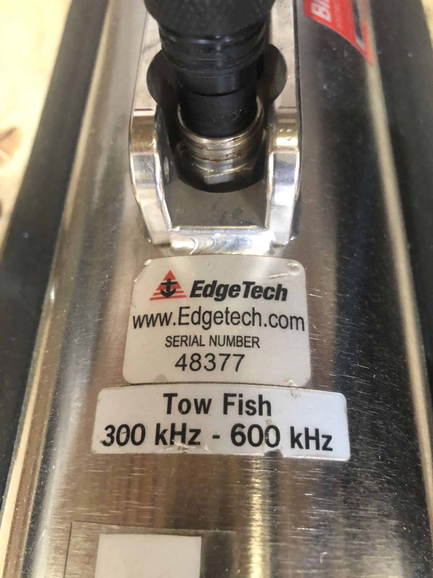 Edge Tech, Type 4200 side scan sonar, 300-600kHz, Serial No. 48377, and packing case; Edge Tech, - Image 2 of 3