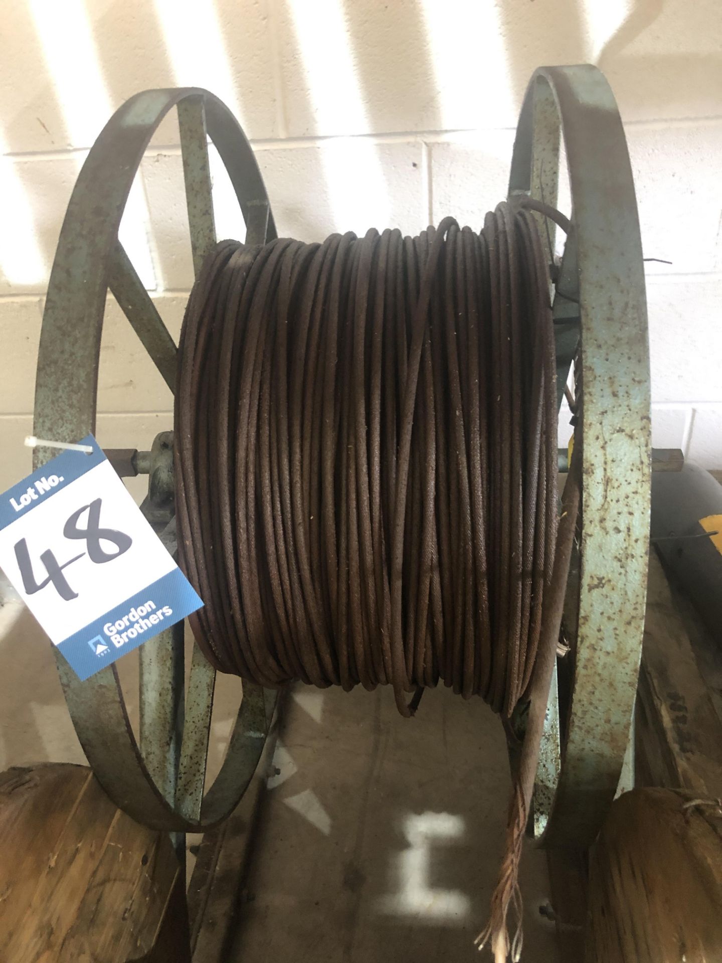 Rochester, 50 Ohm armoured co axial cable and steel framed dispenser reel
