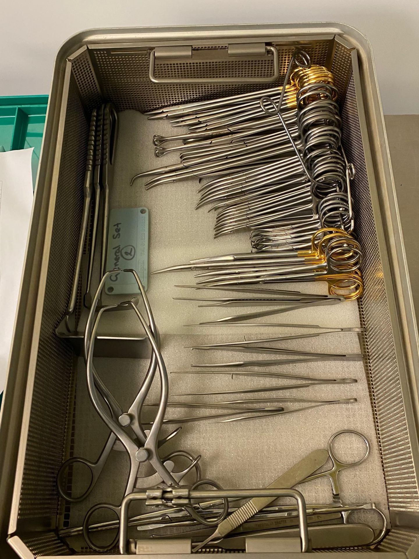 Aesculap surgical storage container with general surgical instruments - Please note container - Image 2 of 7