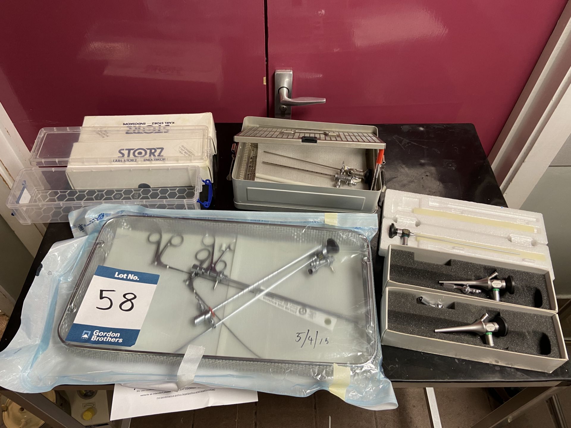 Hopkins II Endoscope Qty 2, Karl Storz 27018A0 Endoscope, Karl Storz 64029BA Endoscope, Karl Storz