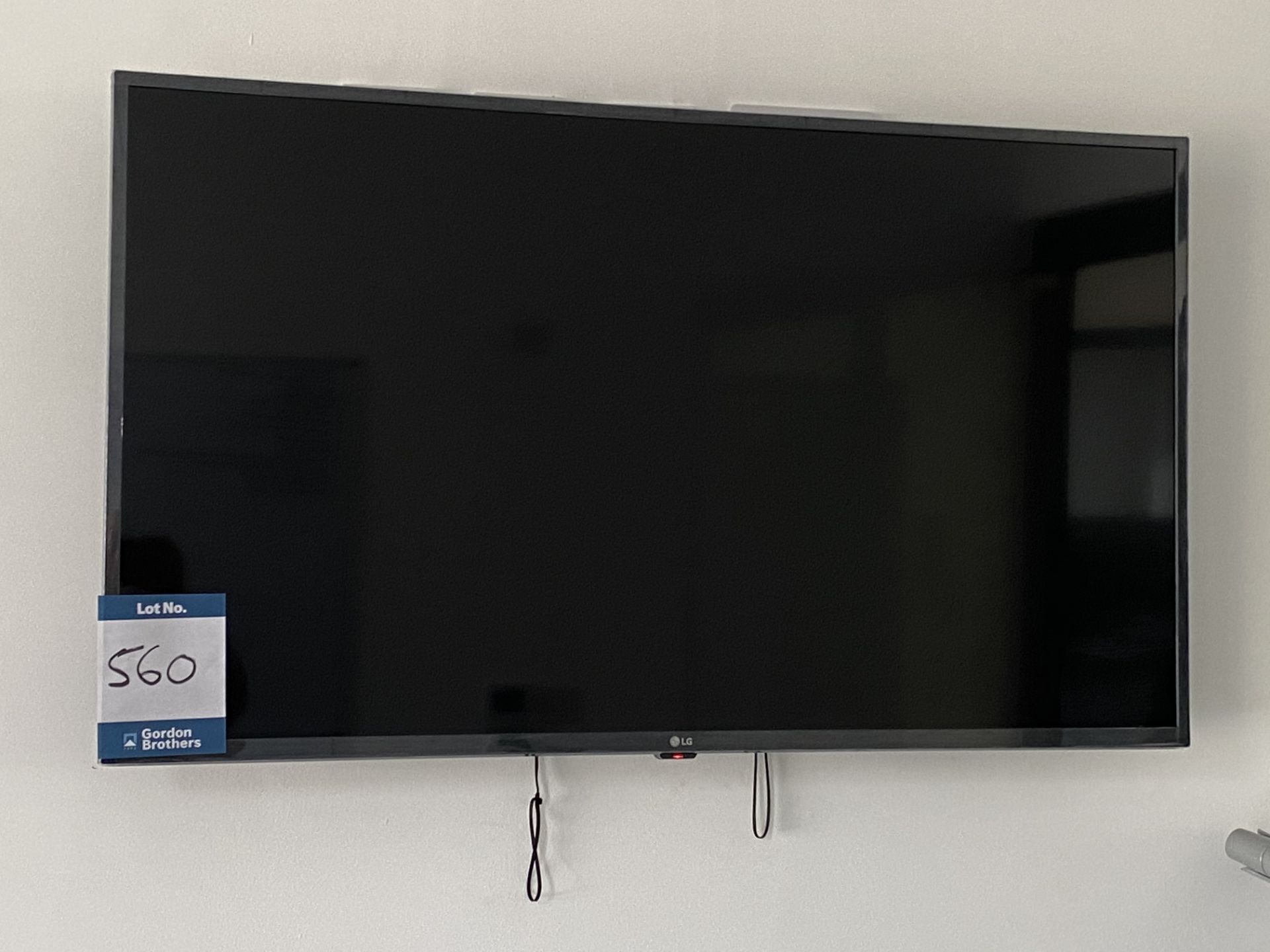 LG Plasma wall mounted TV - located Wooldridge Building, Reception Area