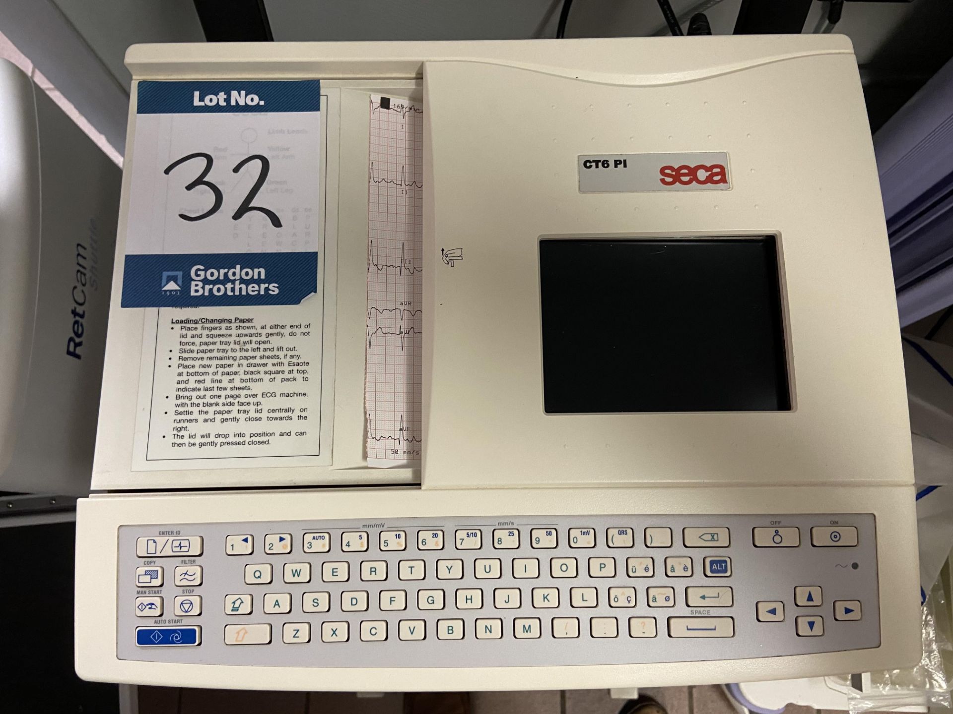 Seca P80 ECG trace recorder (No Cables) S/No. 21682 (2006) - In Small Animal Clinic Hospital Kennel