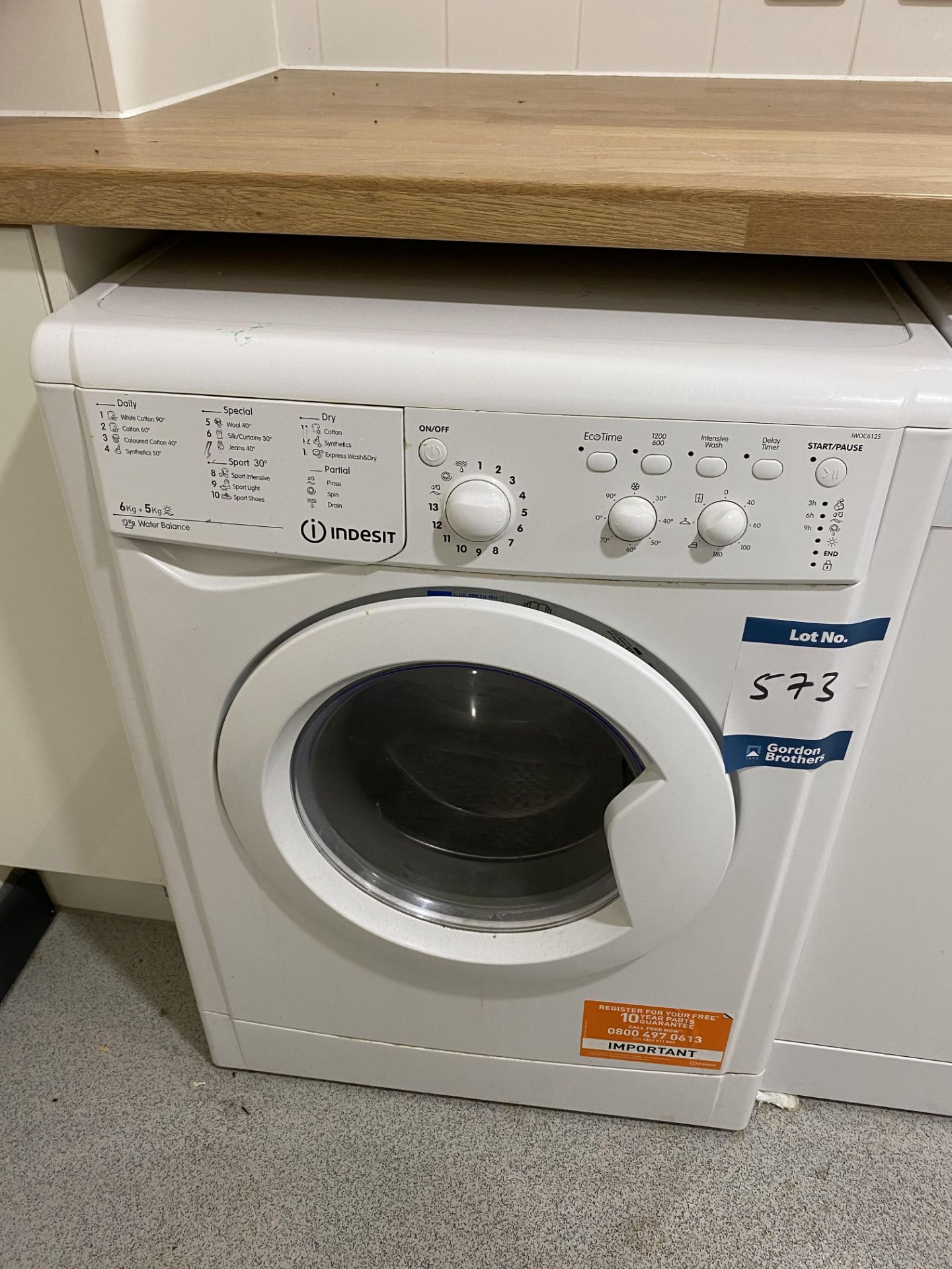 Indesit 1WDC6125 washing machine, Beko ARTIO dishwasher and Fridgemaster tall larder fridge -