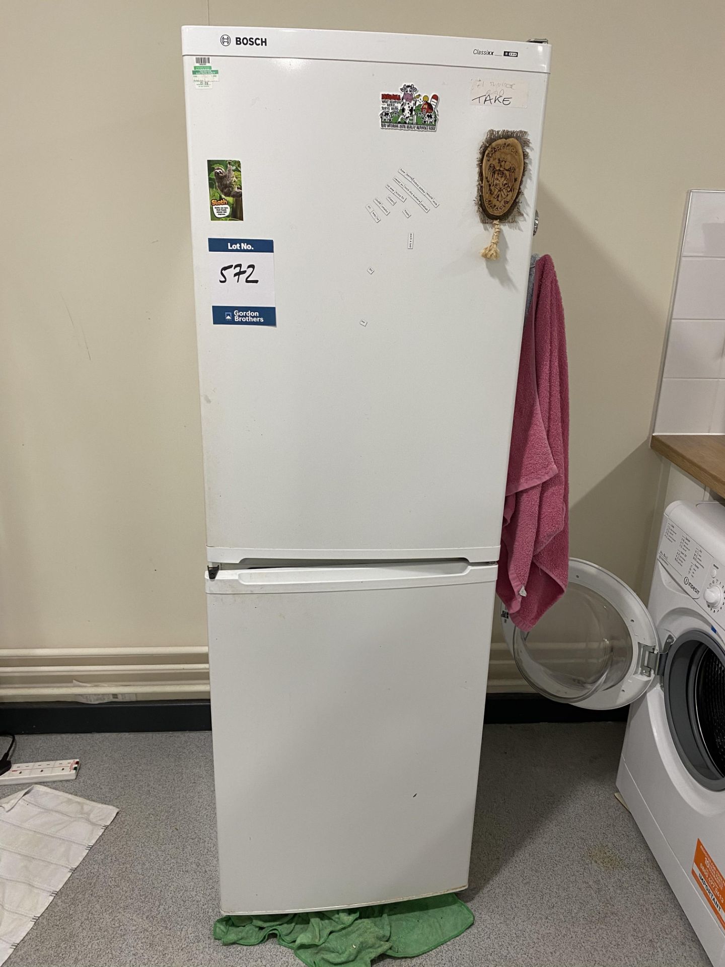 Indesit 1WDC6125 washing machine, Beko ARTIO dishwasher, Indesit A+ Class fridge/freezer, Bosch - Image 4 of 7