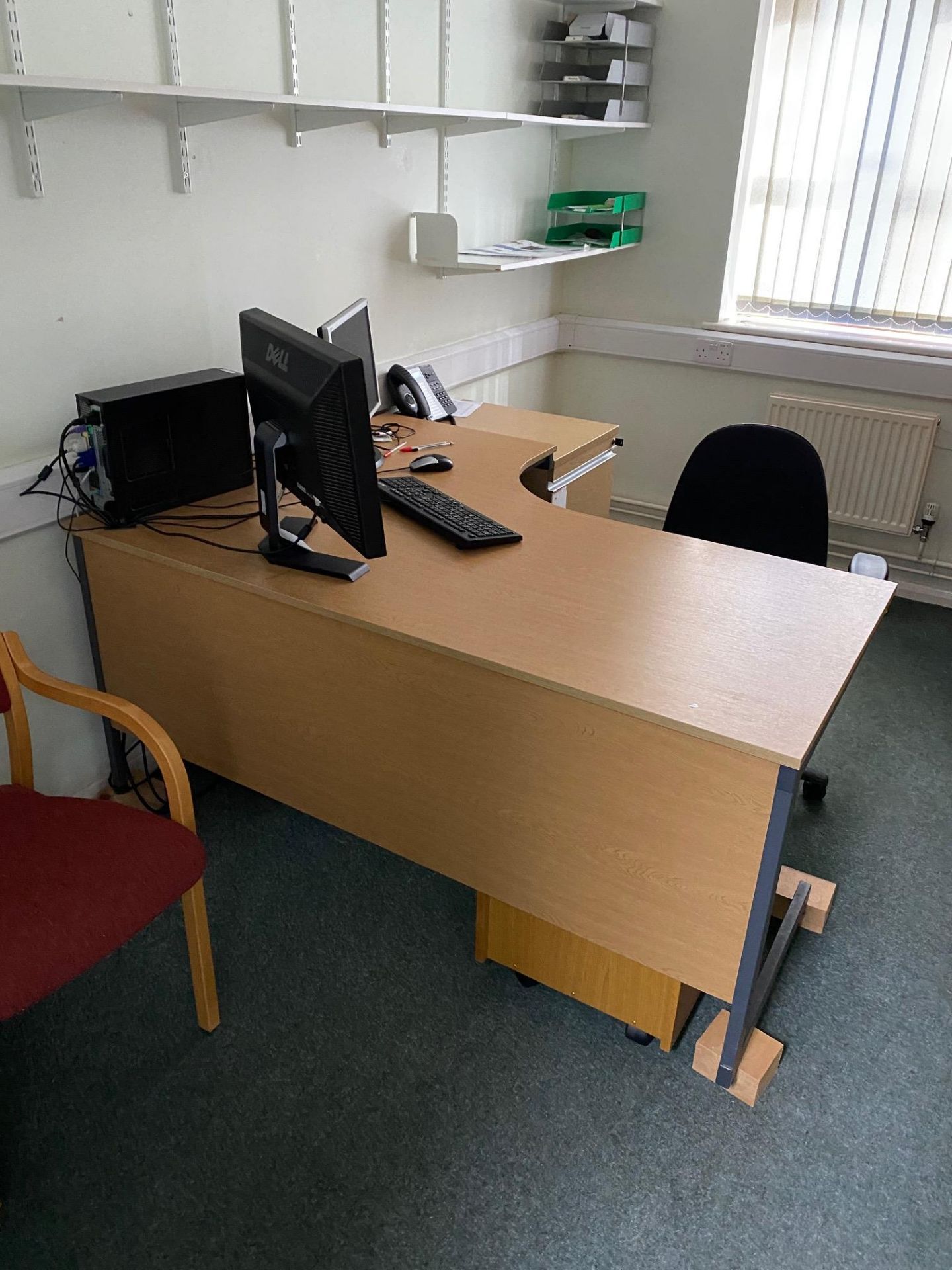 Furniture throughout Equine Clinic offices: 27 x Eugo workstations, 19 x tables, 32 x pedestals, 3 x - Image 7 of 26