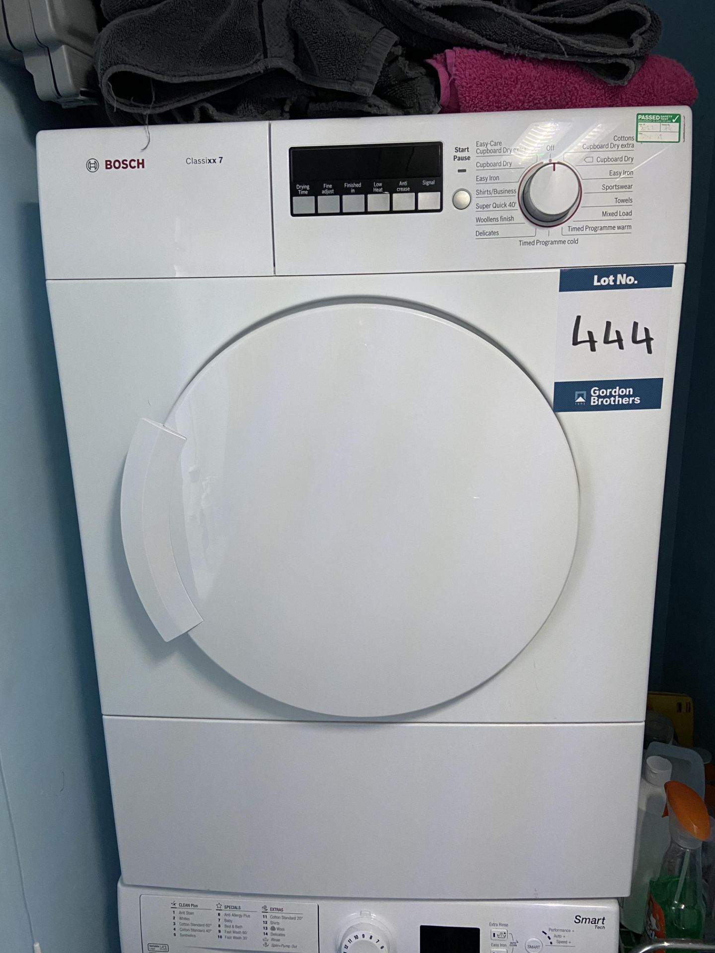 Bosch Classix 7, tumble dryer, Type. WDT75 and Hotpoint SmartTech 10kg washing machine, Model.