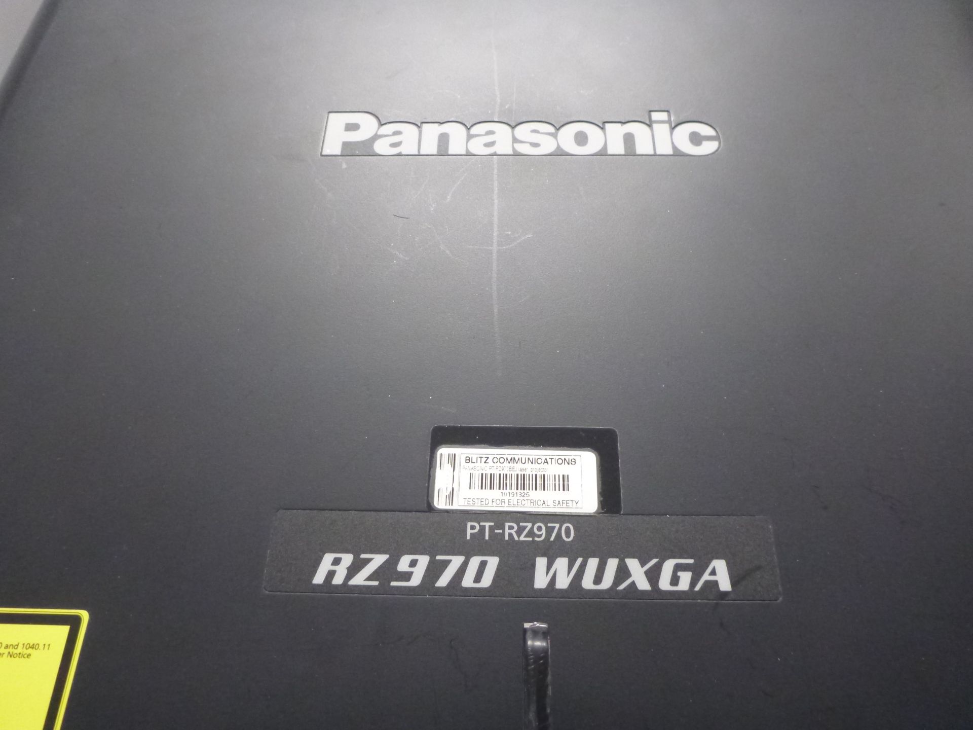 Panasonic Laser Projector, Model PT-RZ970, S/N DA8310076, YOM 2018, In flight case with standard 1. - Image 8 of 12