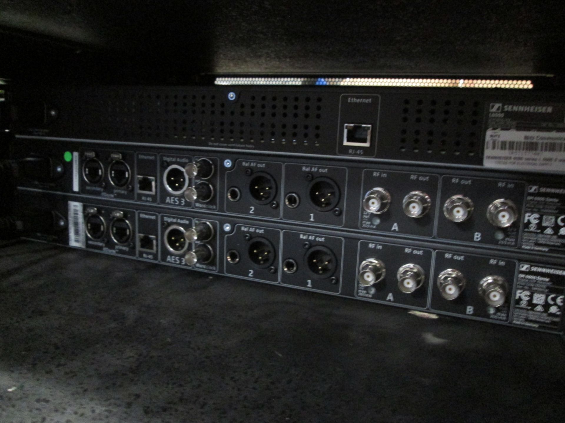 Sennheiser EM 6000 Dante Radio Rack. To include 4 x digital 2 channel UHF receivers, 4 x - Image 7 of 14