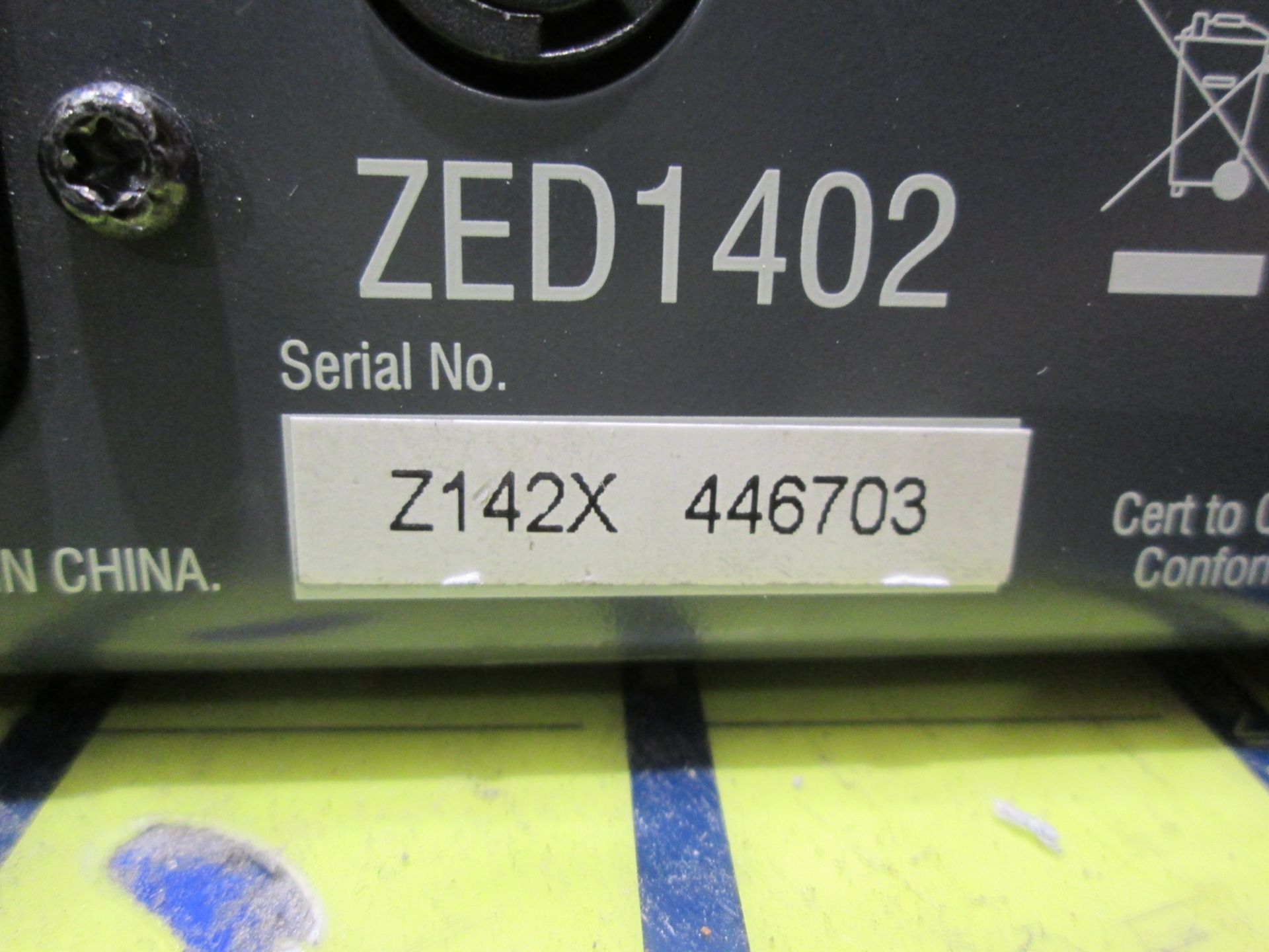 Allen & Heath Zed 14 Mixing Desk (6 x mono / 4 x stereo) S/N Z142X 446703. In flight case with - Image 5 of 6