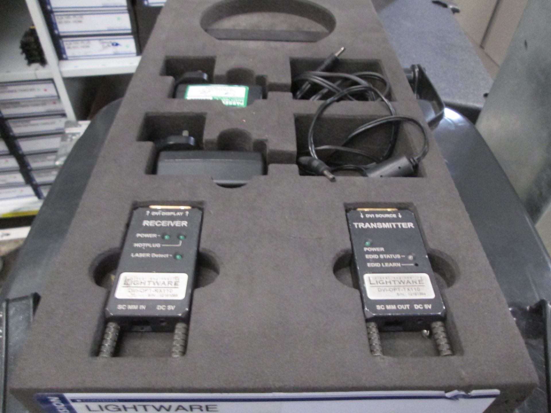 Lightware Extender Transmitter and Receiver V1, DVI-OPTM-RX110 & TX110 (Qty 12)