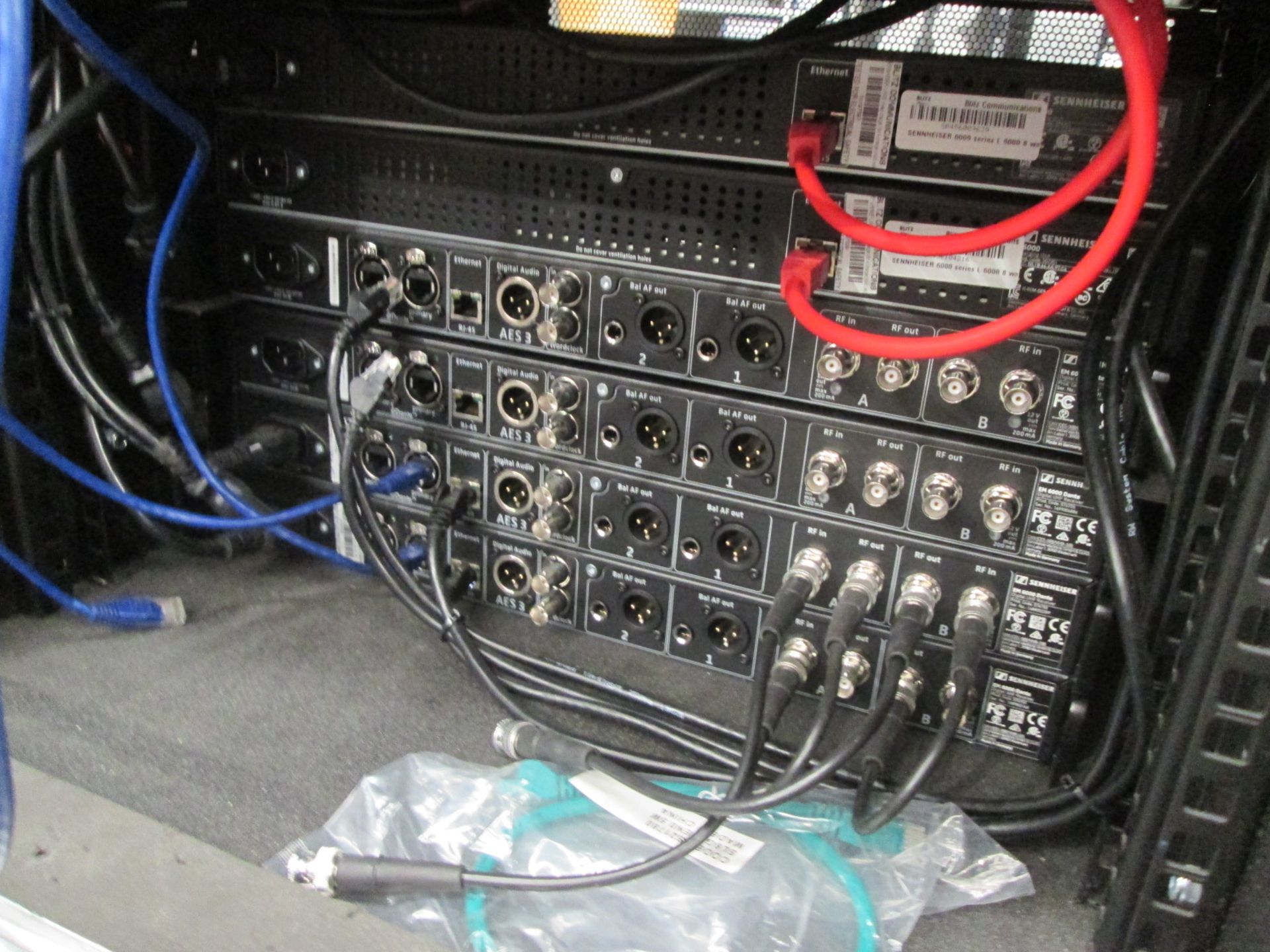 Sennheiser EM 6000 Dante Radio Rack. To include 4 x digital 2 channel UHF receivers, 4 x - Image 7 of 15