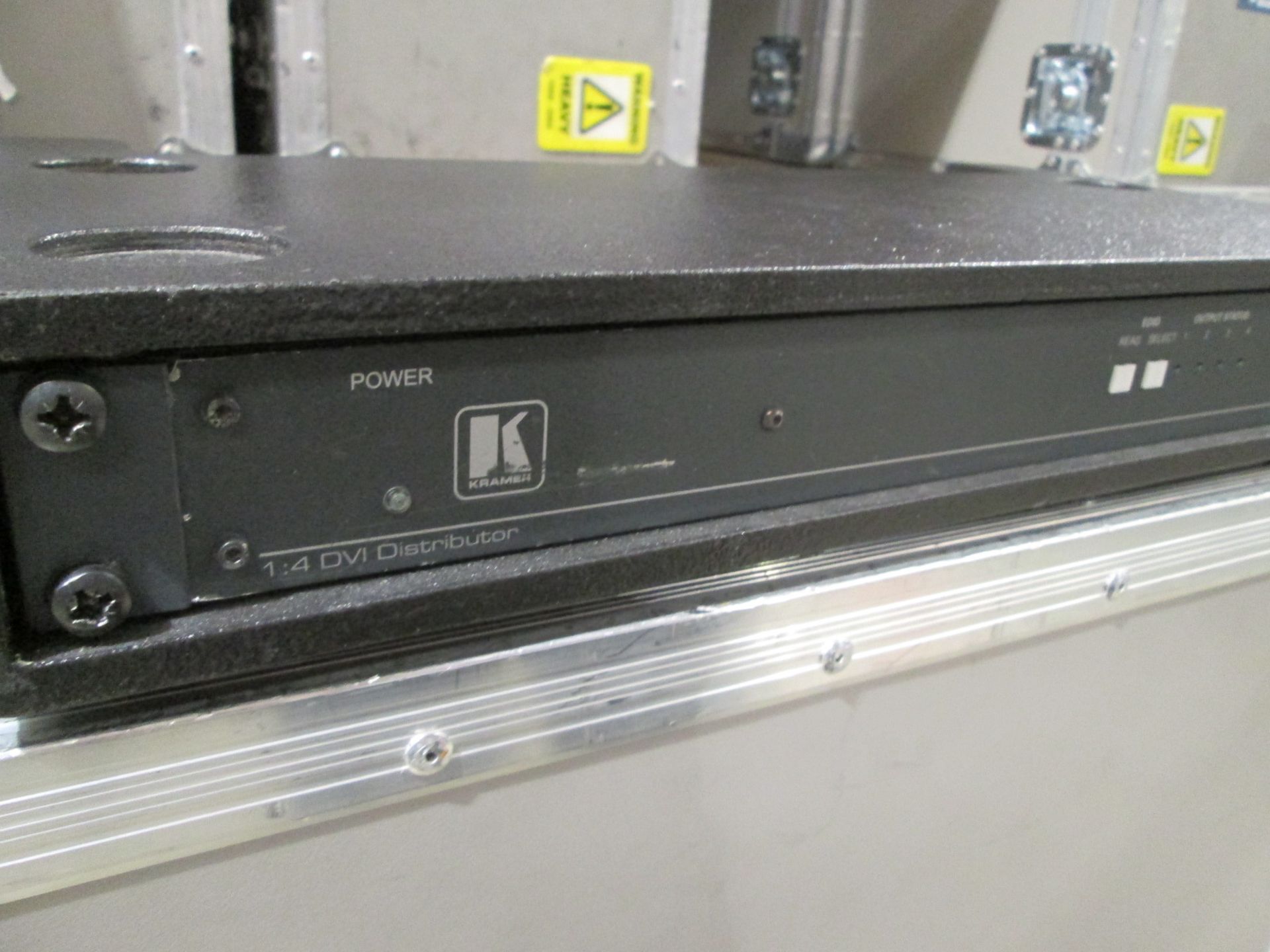 Kramer VM-4HDCP xl 1:4 DVI Distribution Amplifiers in flight cases (Qty 4) - Image 2 of 4