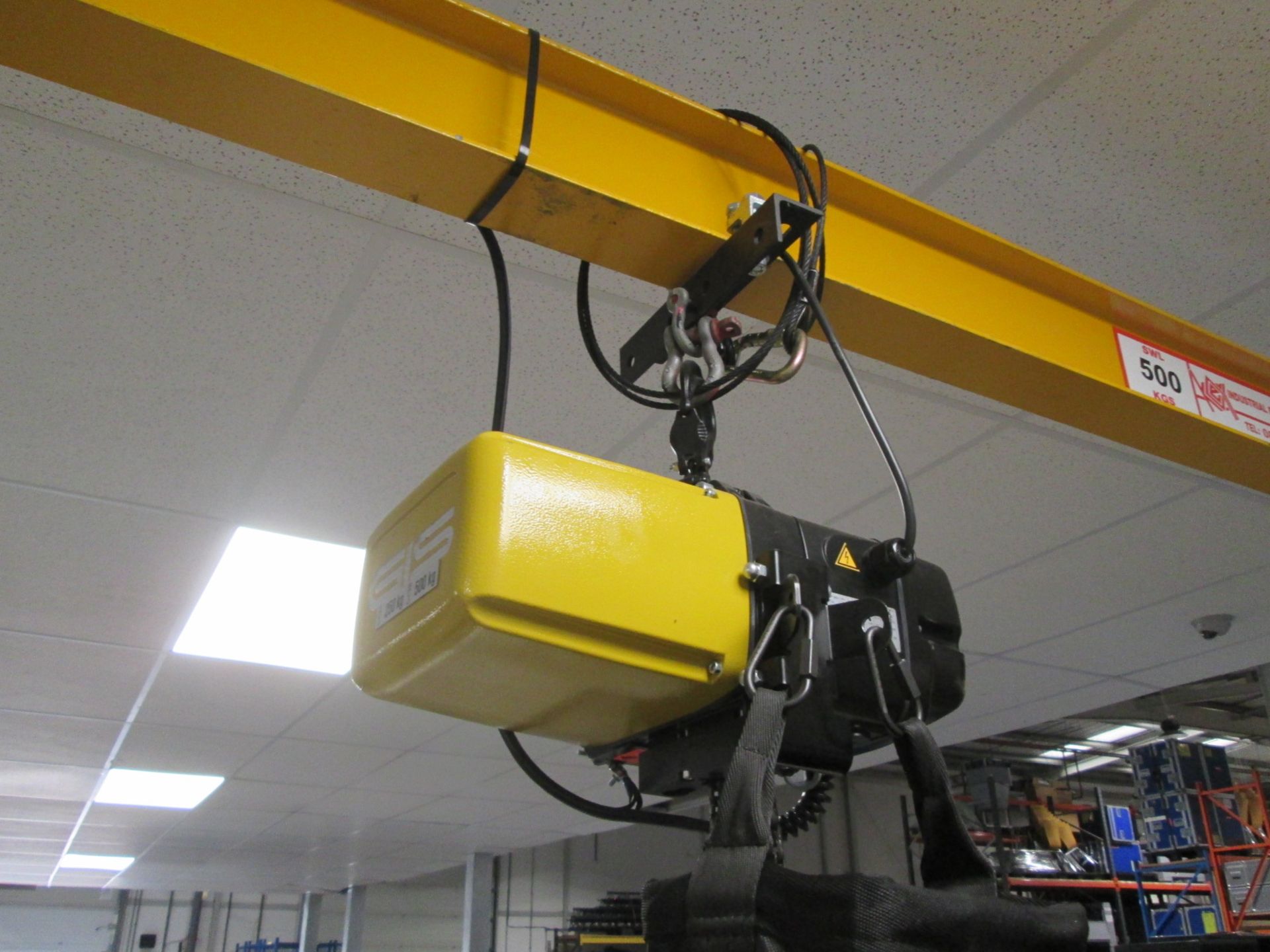 Industrial Equipment Ltd A Frame Gantry Hoist, Fitted with GIS 250/500 kg electric pendant - Image 3 of 11
