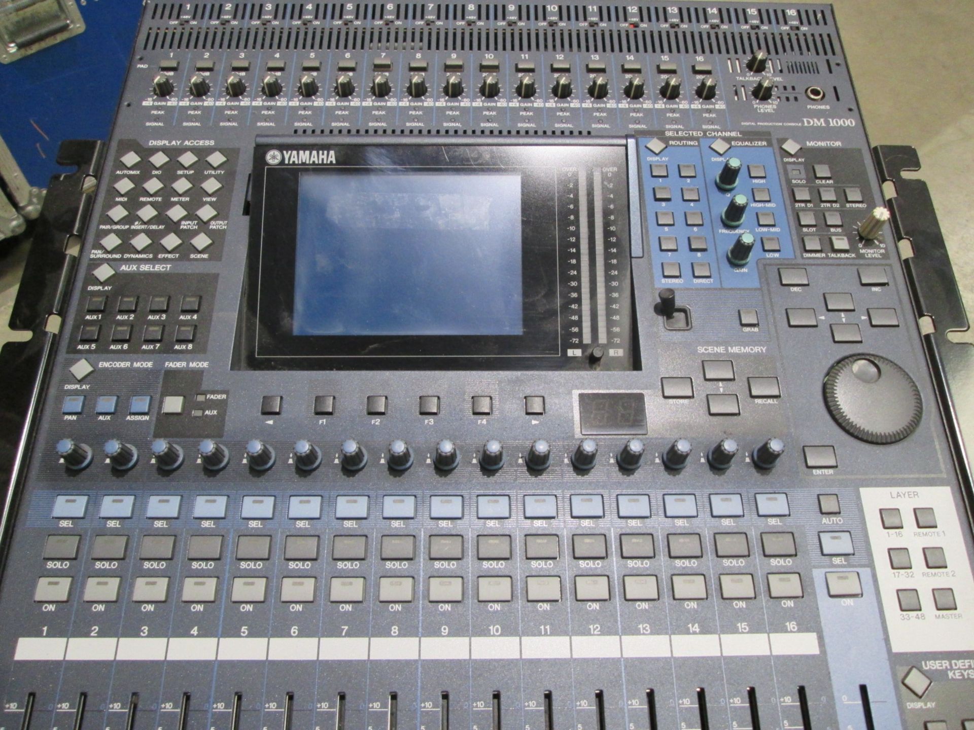 Yamaha DM1000 Digital Production Console, With rack mount side panels. S/N KH01013 - Image 3 of 8