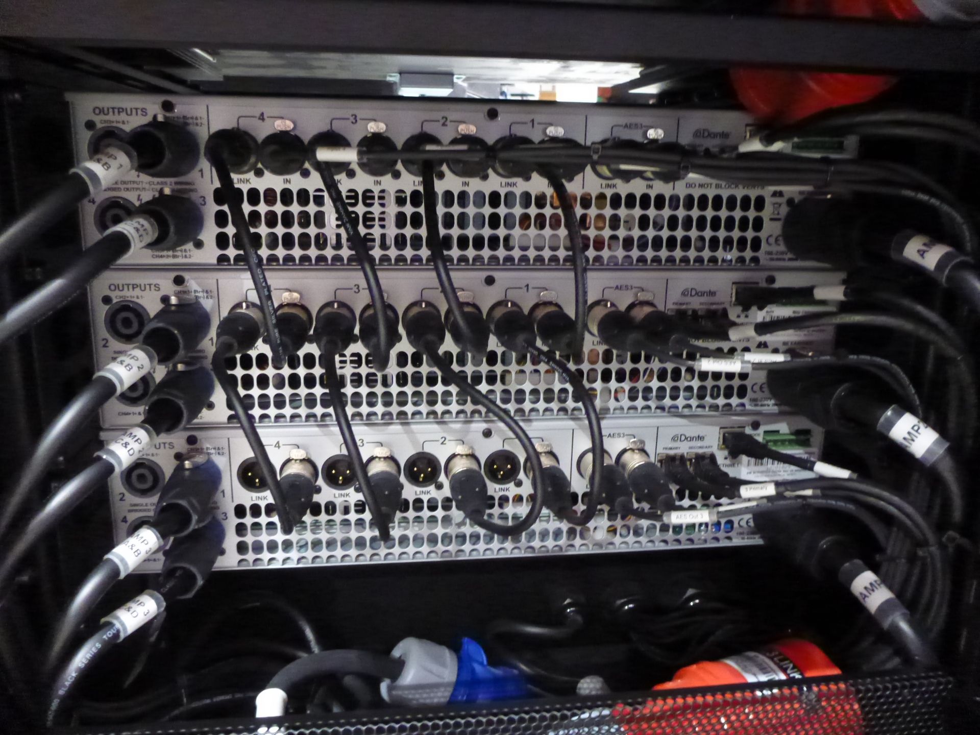 EM Acoustics DQ Rack Touring Amplifier Rack, To include 3 off DQ20 4 (12) Chnl power amplifiers, 1 - Image 8 of 11