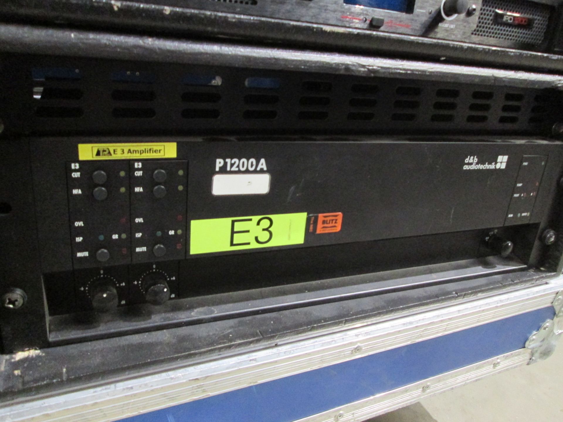 D & B Audiotecknik & Lab Gruppen Power Amplifiers. 1 off D&B P1200A amplifier, 1 off IPD 1200 - Image 2 of 7