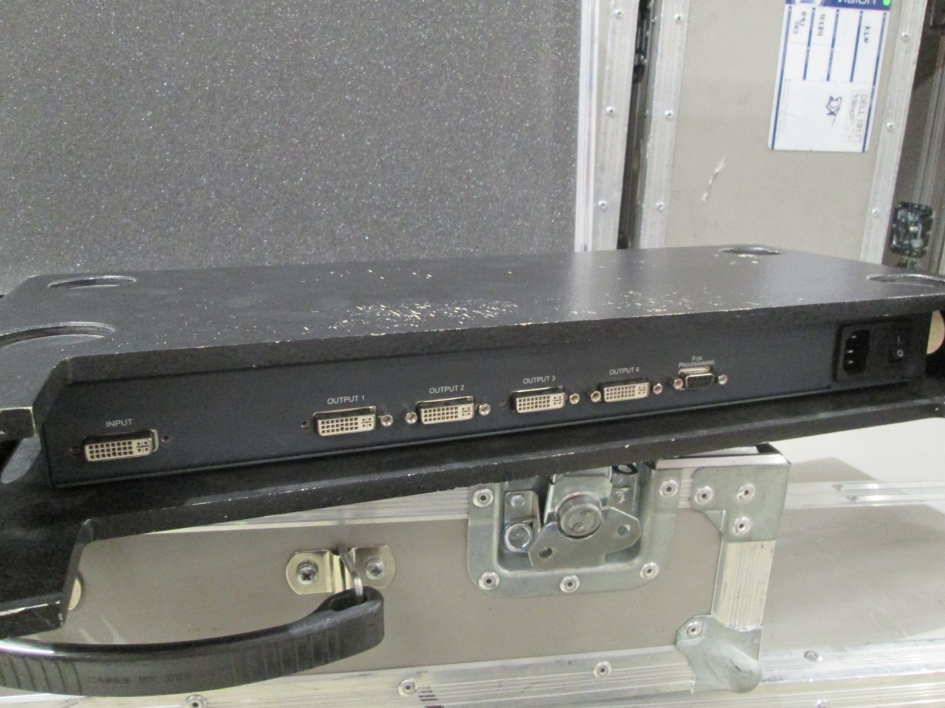 Kramer VM-4HDCP xl 1:4 DVI Distribution Amplifiers in flight cases (Qty 4) - Image 4 of 5