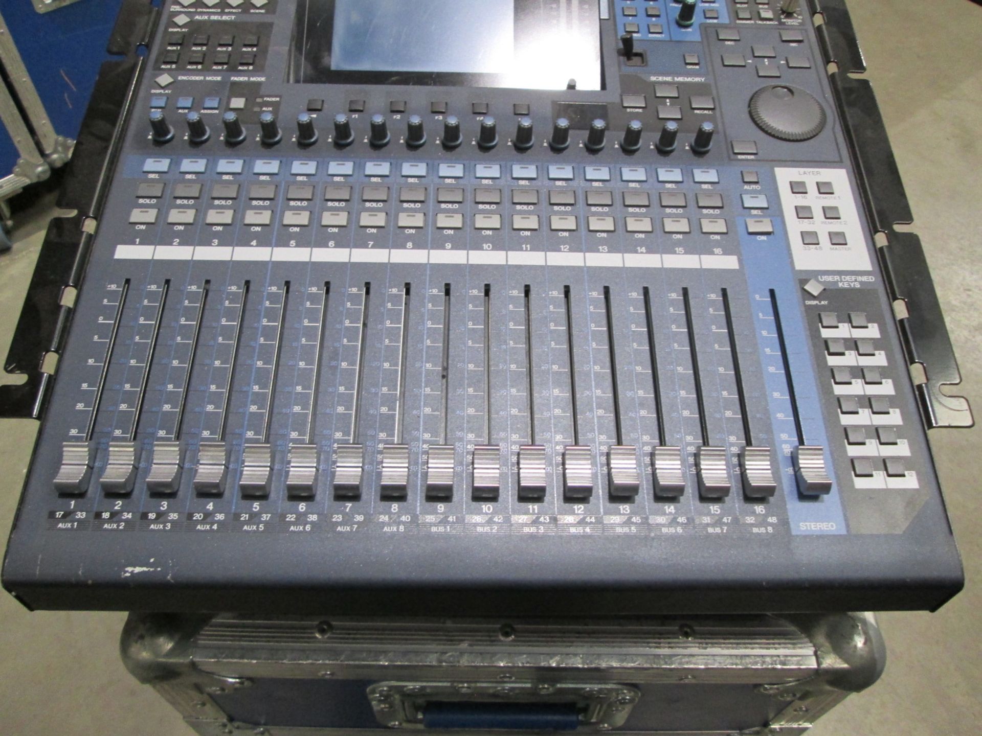 Yamaha DM1000 Digital Production Console, With rack mount side panels. S/N KH01013 - Image 2 of 8