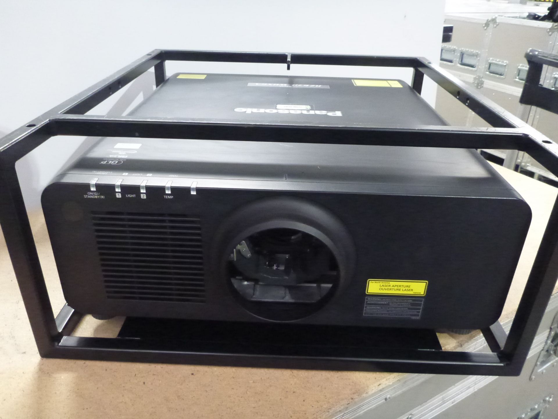 Panasonic Laser Projector, Model PT-RZ670, S/N SH5512099, YOM 2015, In flight case with standard 1. - Image 2 of 12