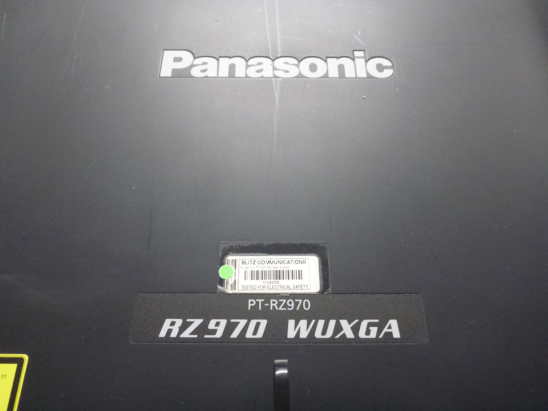 Panasonic Laser Projector, Model PT-RZ970, S/N PT-RZ970B DA8410046, YOM 2018, In flight case with - Image 7 of 12