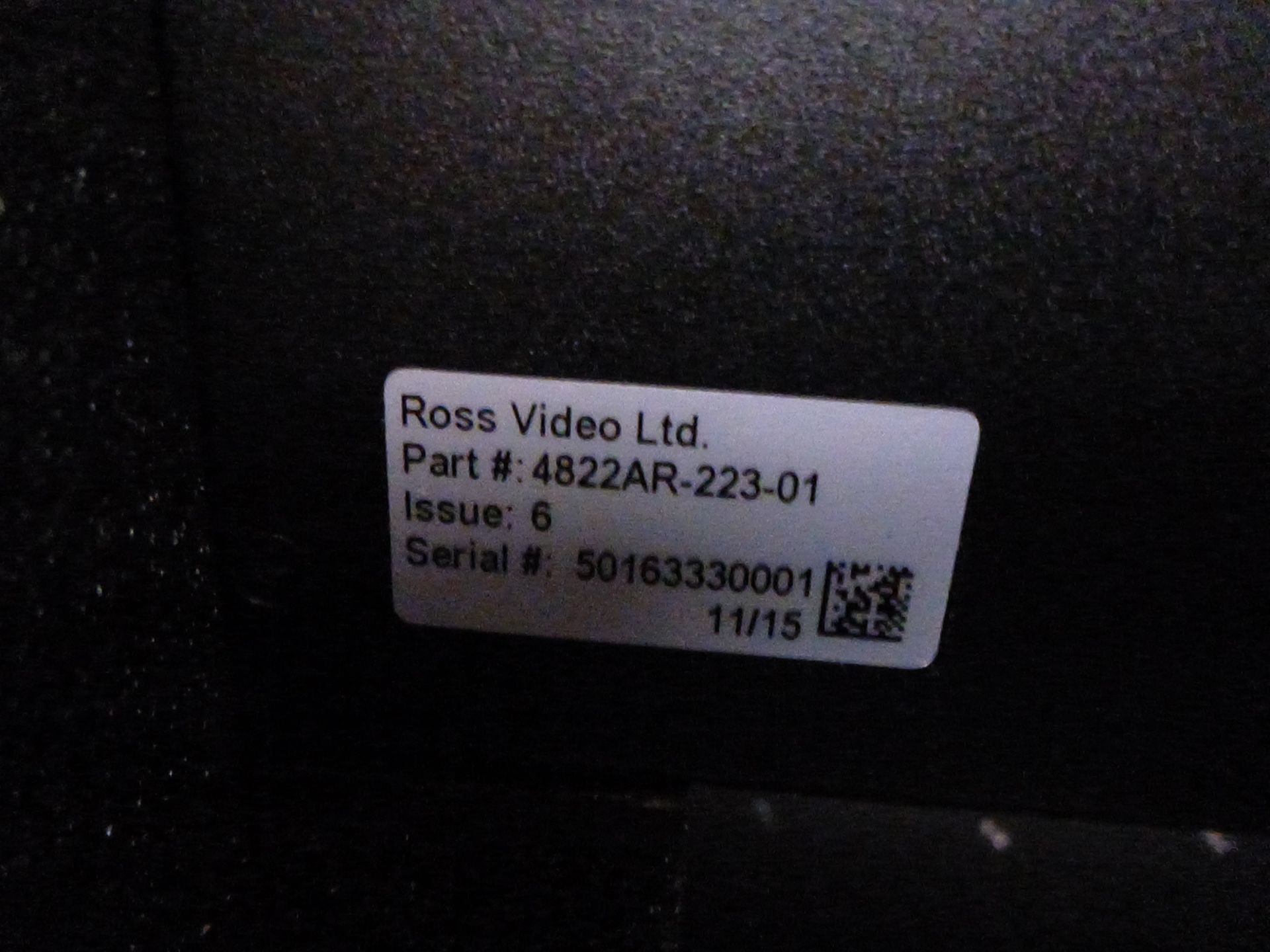 Portable Production Unit (PPU) To include Ross Carbonite Black 2 control desk, Ross SRG-4400 sync - Image 6 of 33