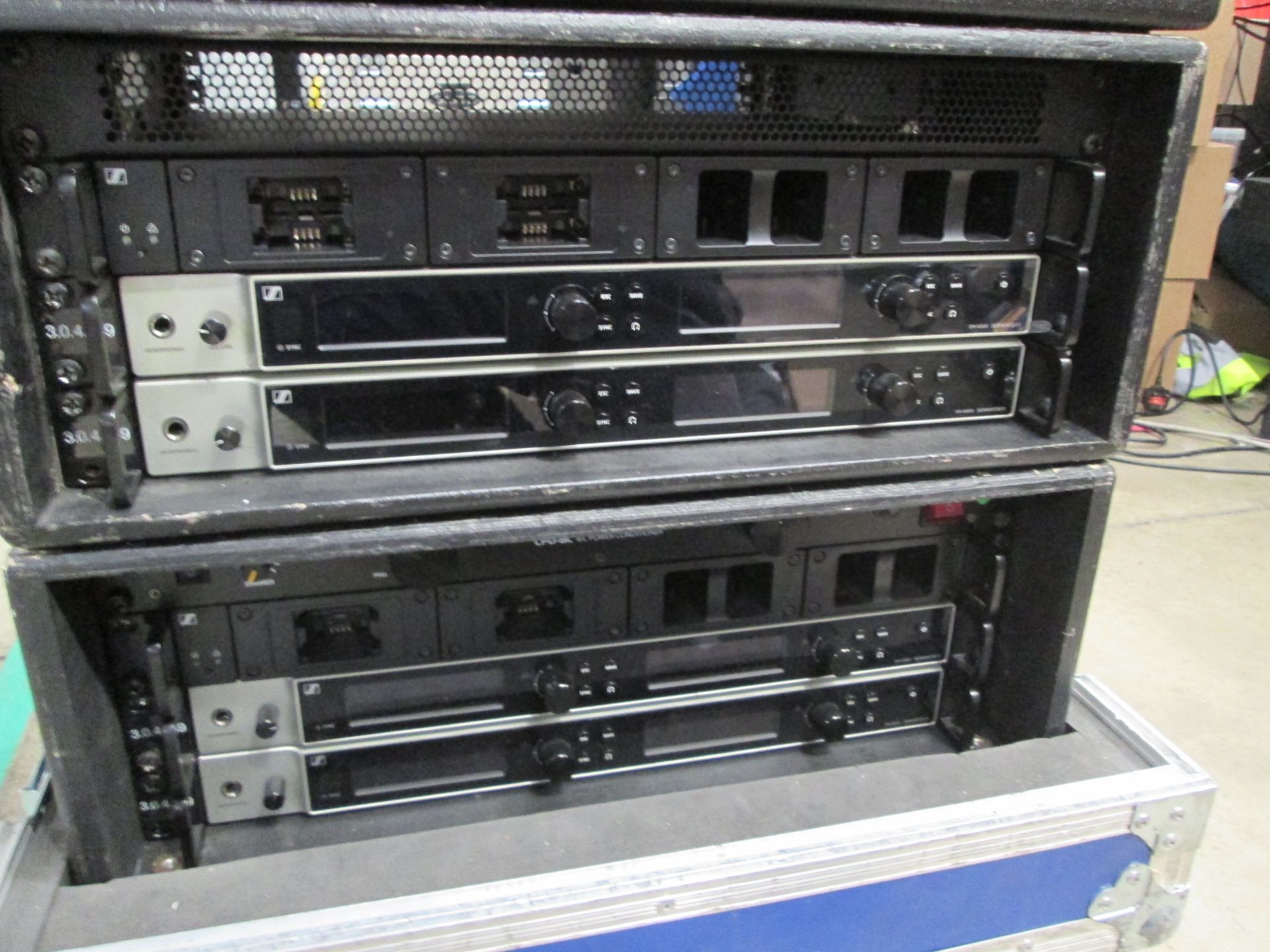 Sennheiser EM 6000 Dante Radio Rack. To include 4 x digital 2 channel UHF receivers, 4 x - Image 2 of 14