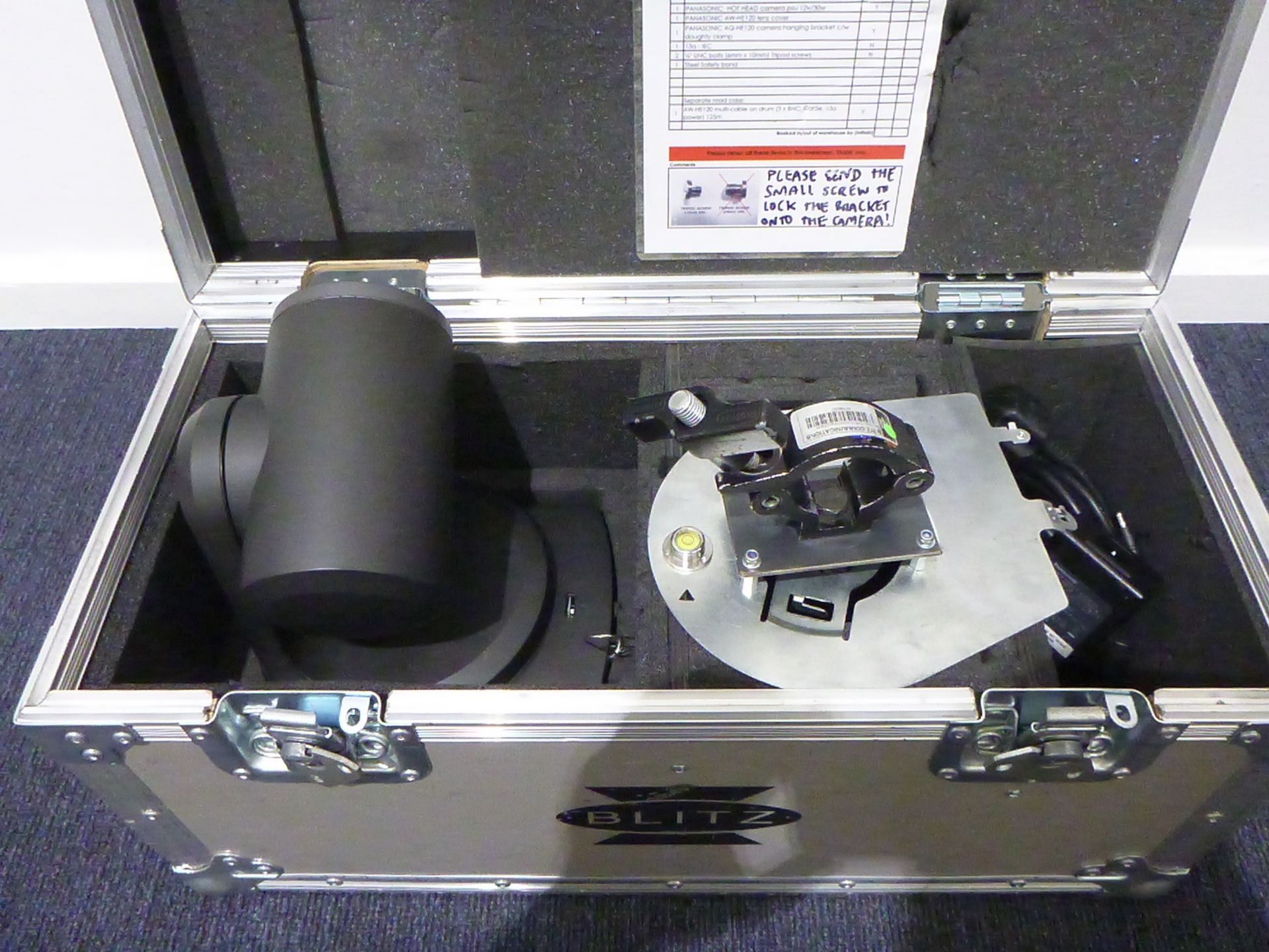 Panasonic HD Integrated Hot Head Camera, Model AW-HE120KE, S/N K2TBA0057, YOM 2012, In flight case - Image 7 of 8