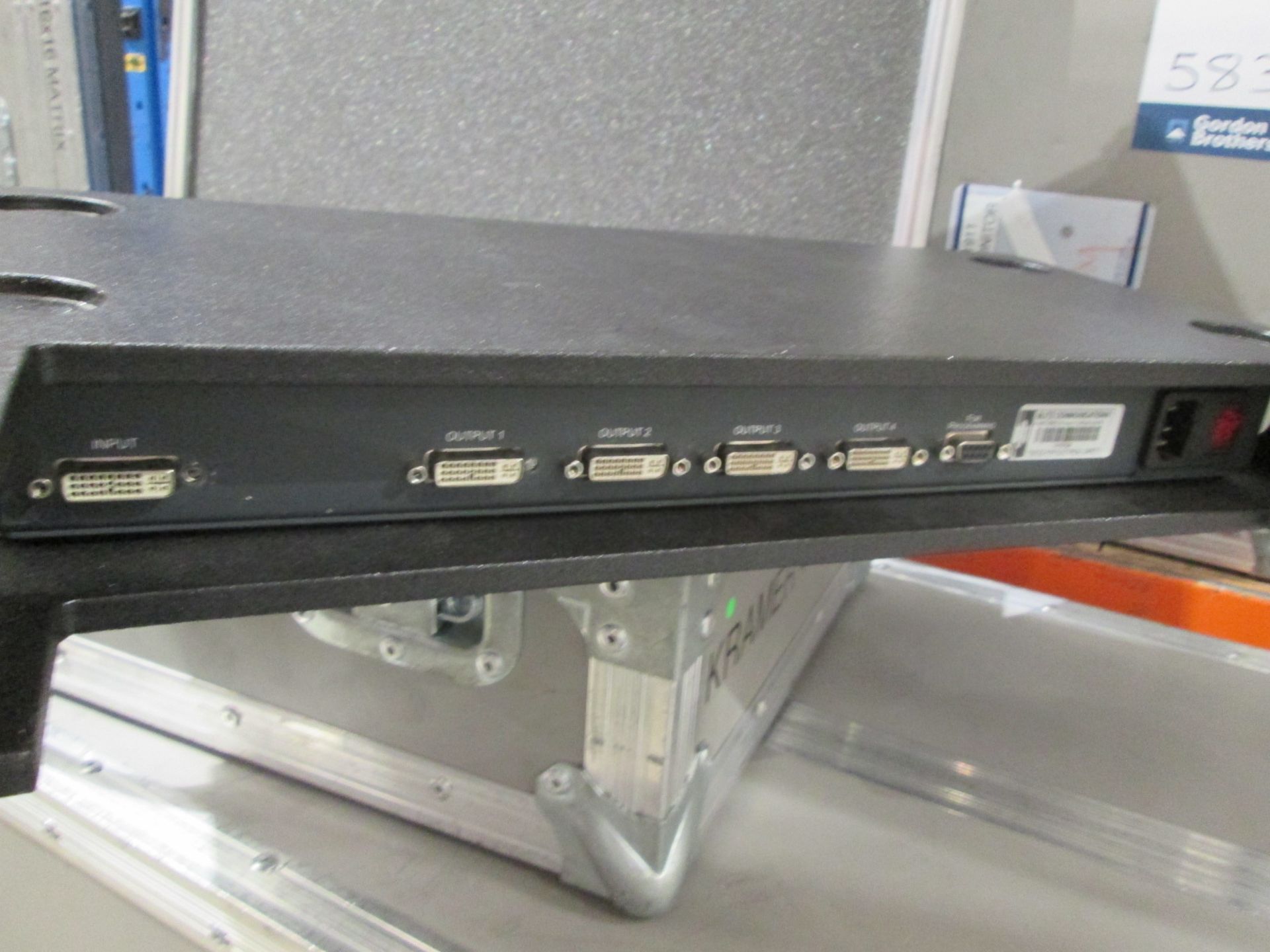Kramer VM-4HDCP xl 1:4 DVI Distribution Amplifiers in flight cases (Qty 4) - Image 4 of 4