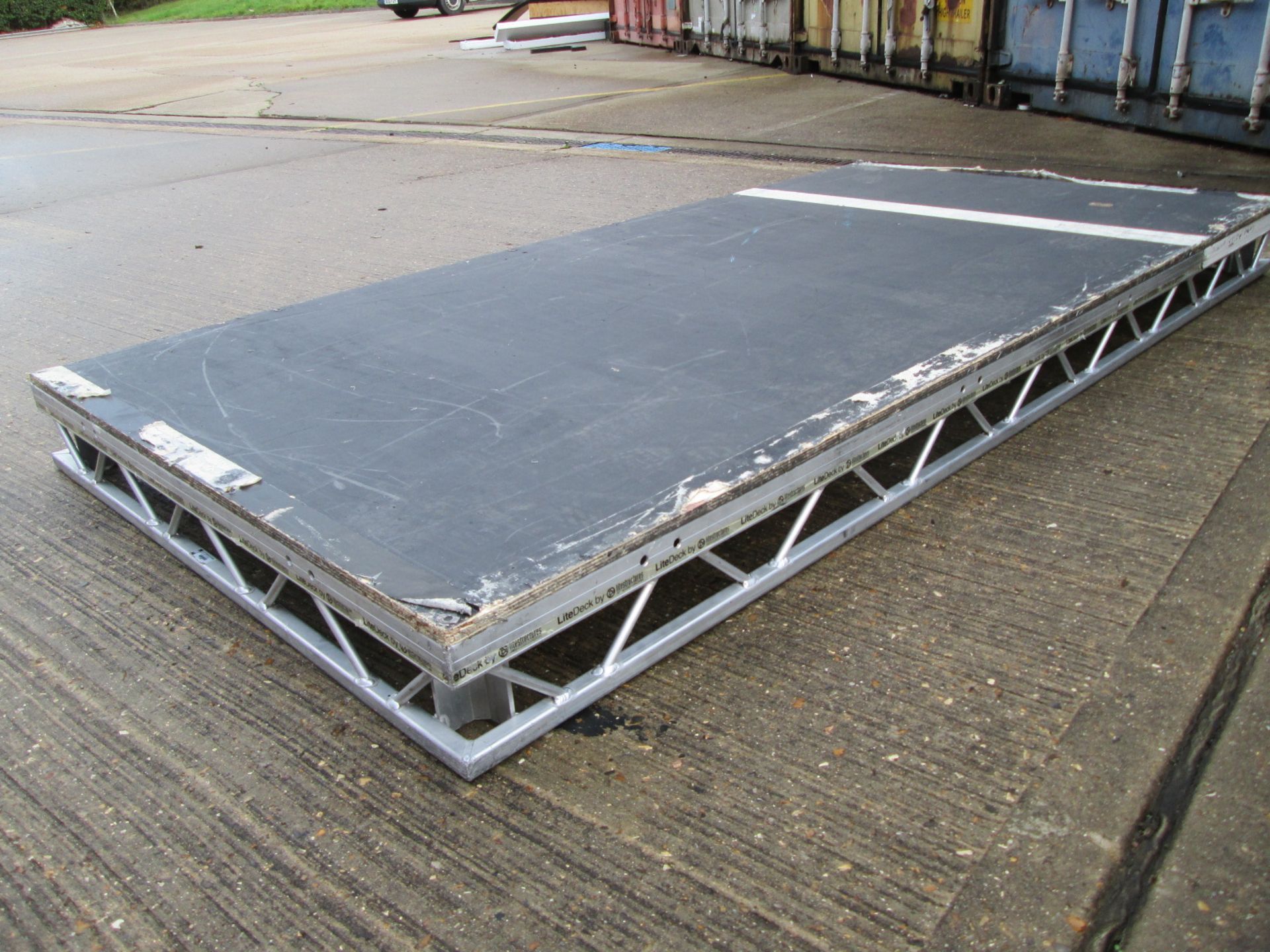 LiteDeck Aluminium Frame Staging, Size 4ft x 2ft (Qty 21) and 4ft x 4ft (Qty 20)