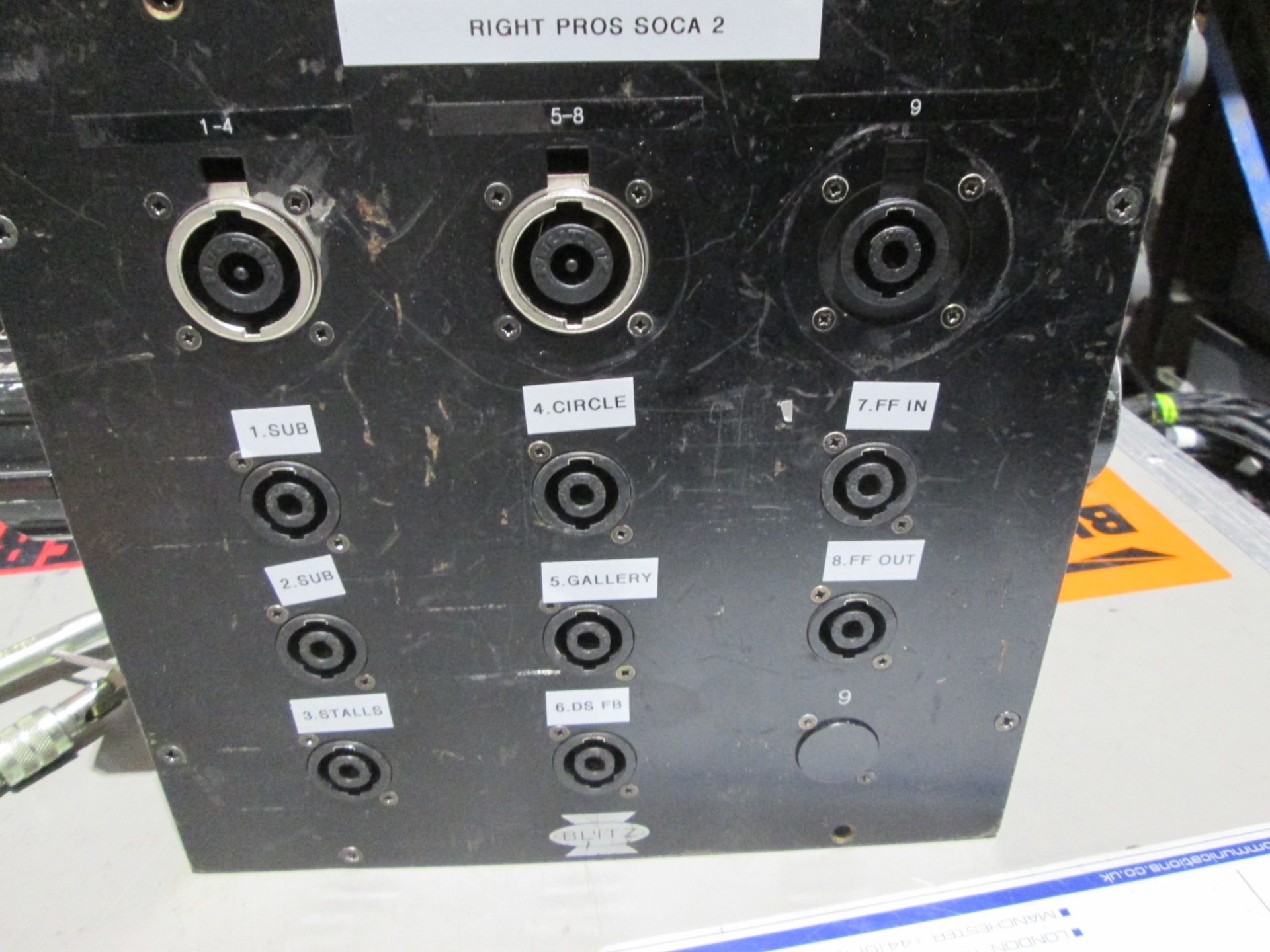 Socapex to 9 x NL4 / 2 x NL8 Output Boxes (Qty 8) - Image 4 of 5