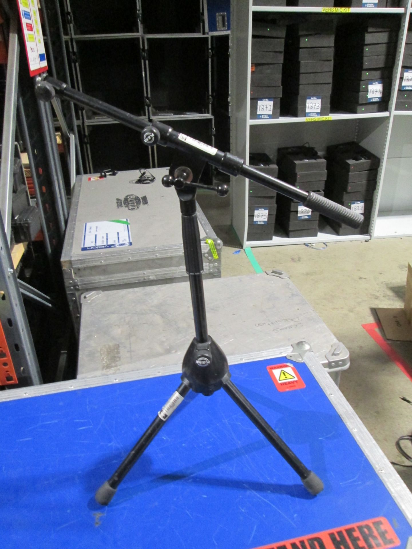 K&M Microphone Stands with Boom Arm (Short) Qty 10