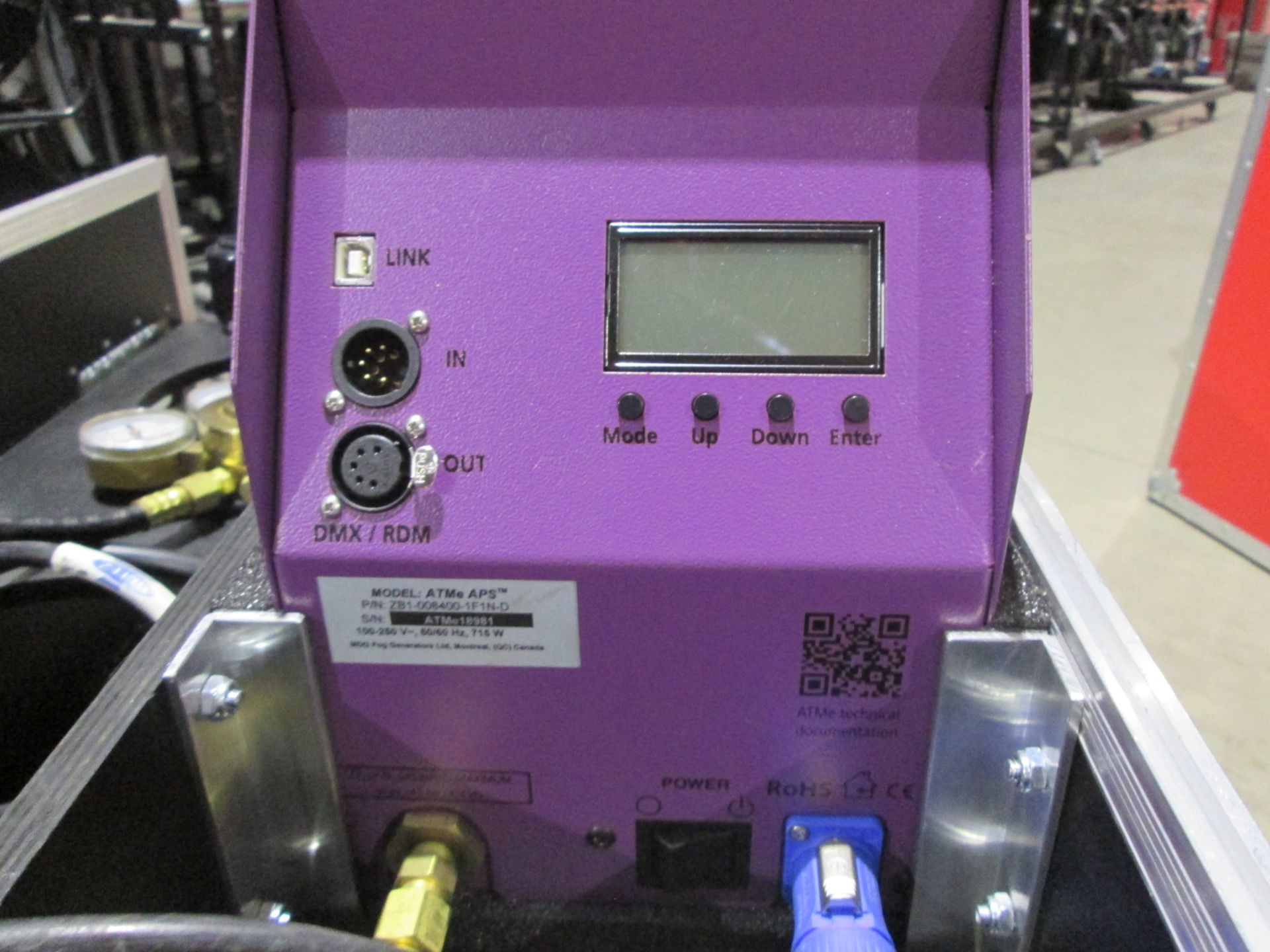 MDG ATMe APS Haze Generator. In flight case. S/N ATMe18981 - Image 4 of 11