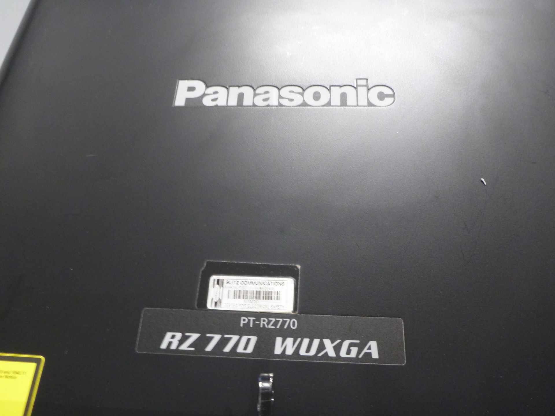 Panasonic Laser Projector, Model PT-RZ770, S/N SV6520016, YOM 2016, In flight case with standard 1. - Image 7 of 12