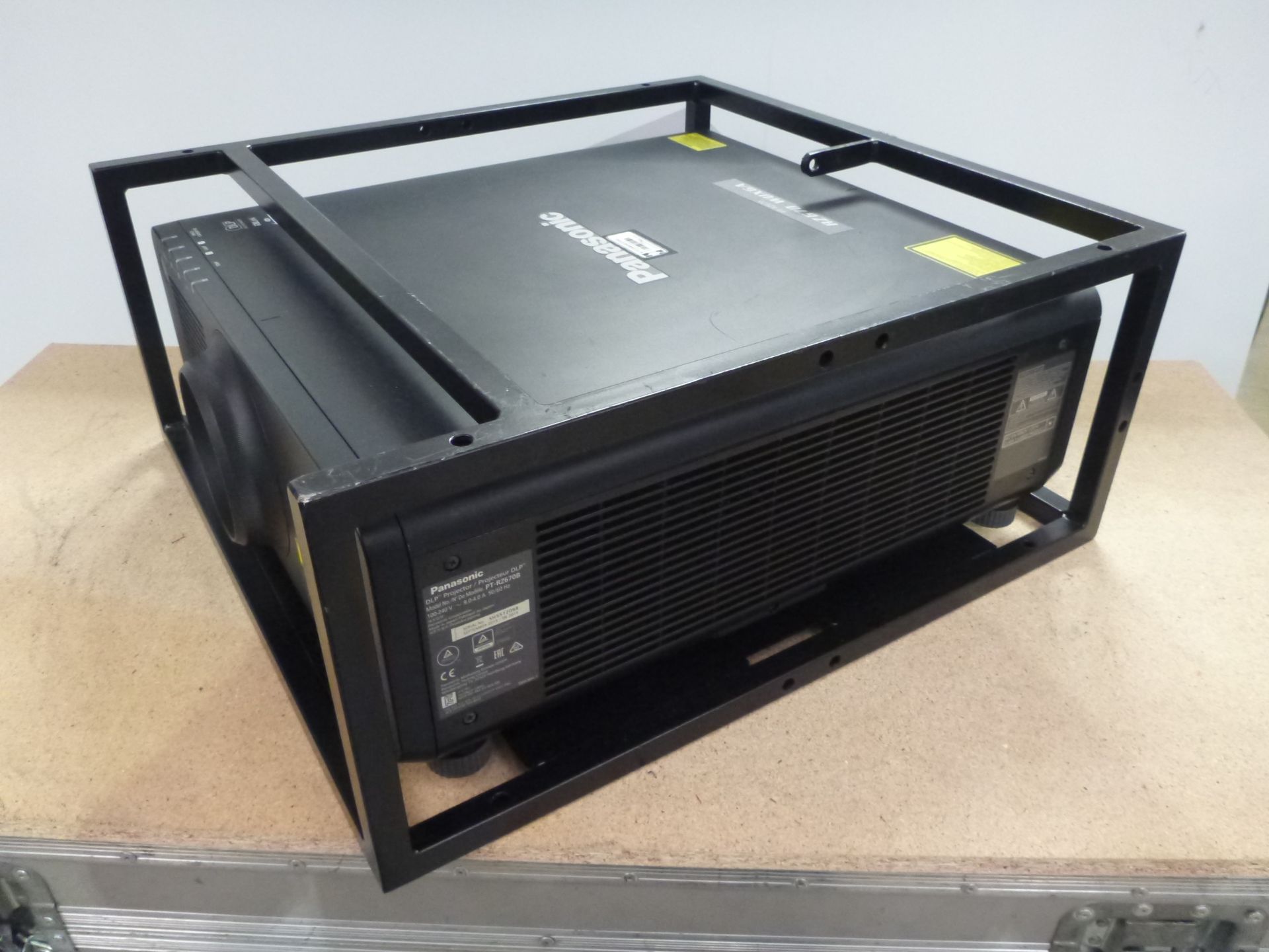 Panasonic Laser Projector, Model PT-RZ670, S/N SH5512098, YOM 2015, In flight case with standard 1. - Image 2 of 11