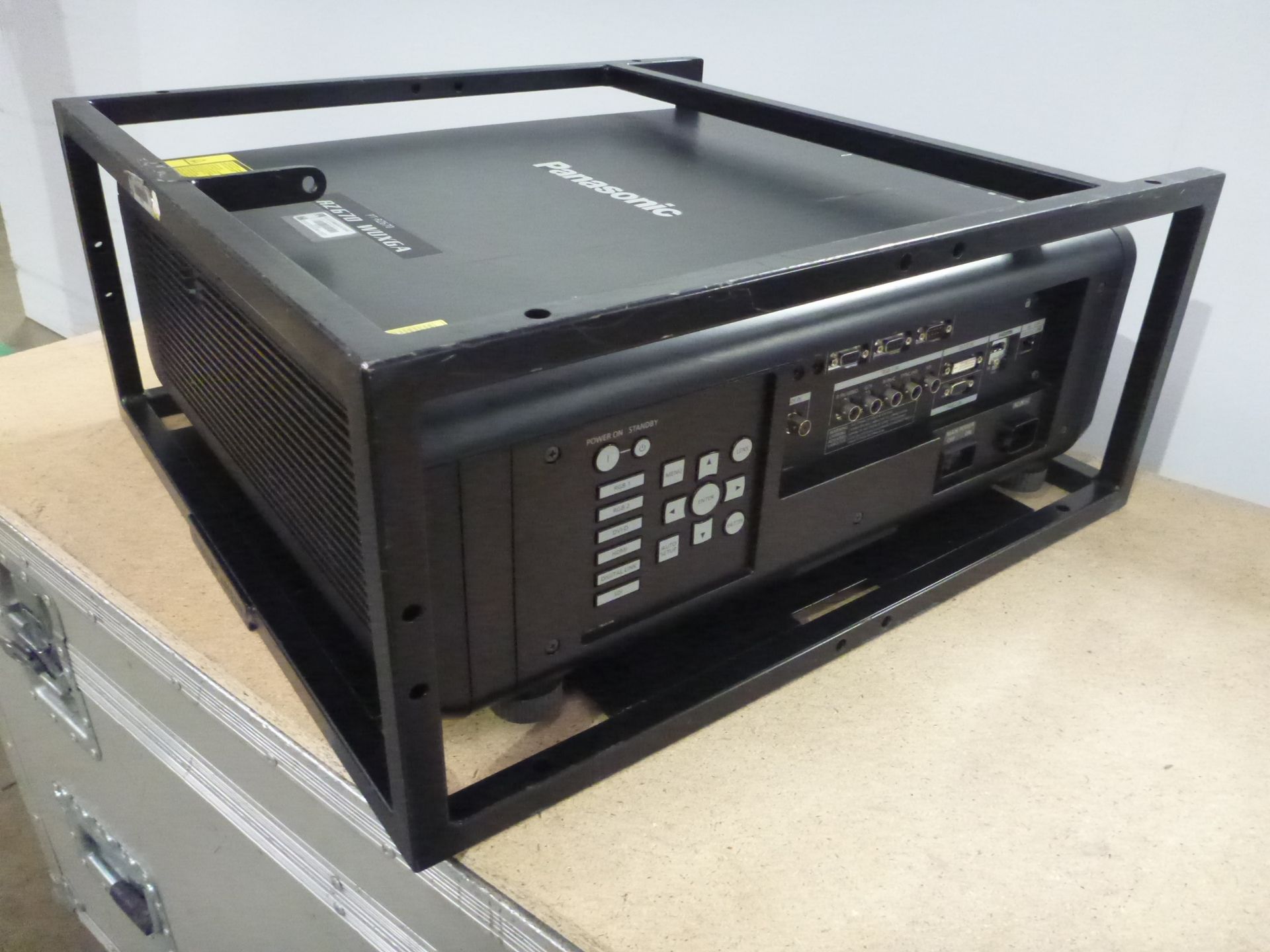 Panasonic Laser Projector, Model PT-RZ670, S/N SH5252006, YOM 2015, In flight case with standard 1. - Image 4 of 12