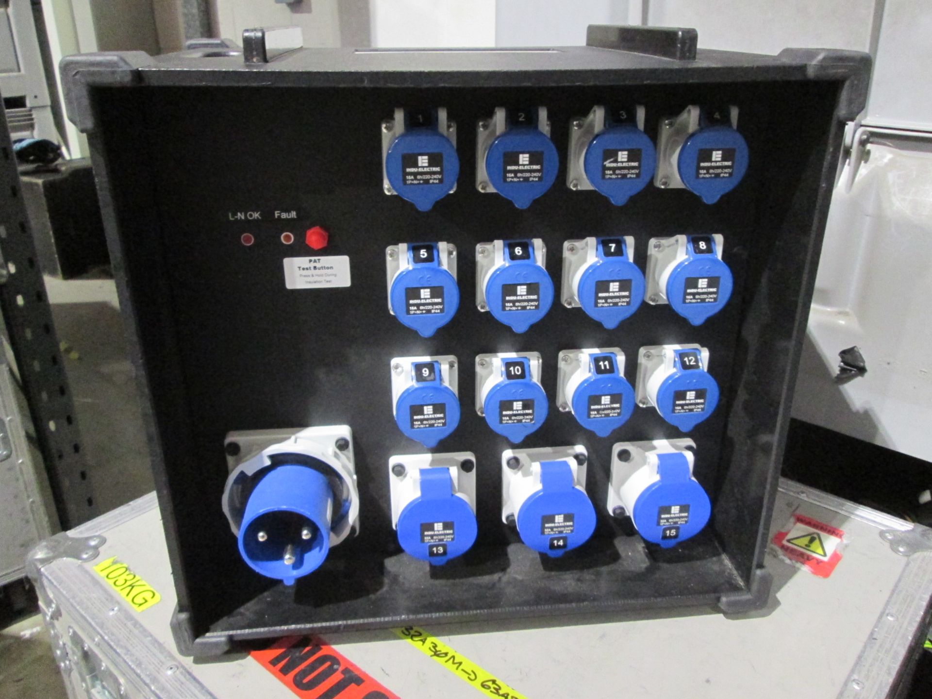 63Amp Single Phase Distribution Kit, to include 63A inlet distribution unit, 15 metre 63A single