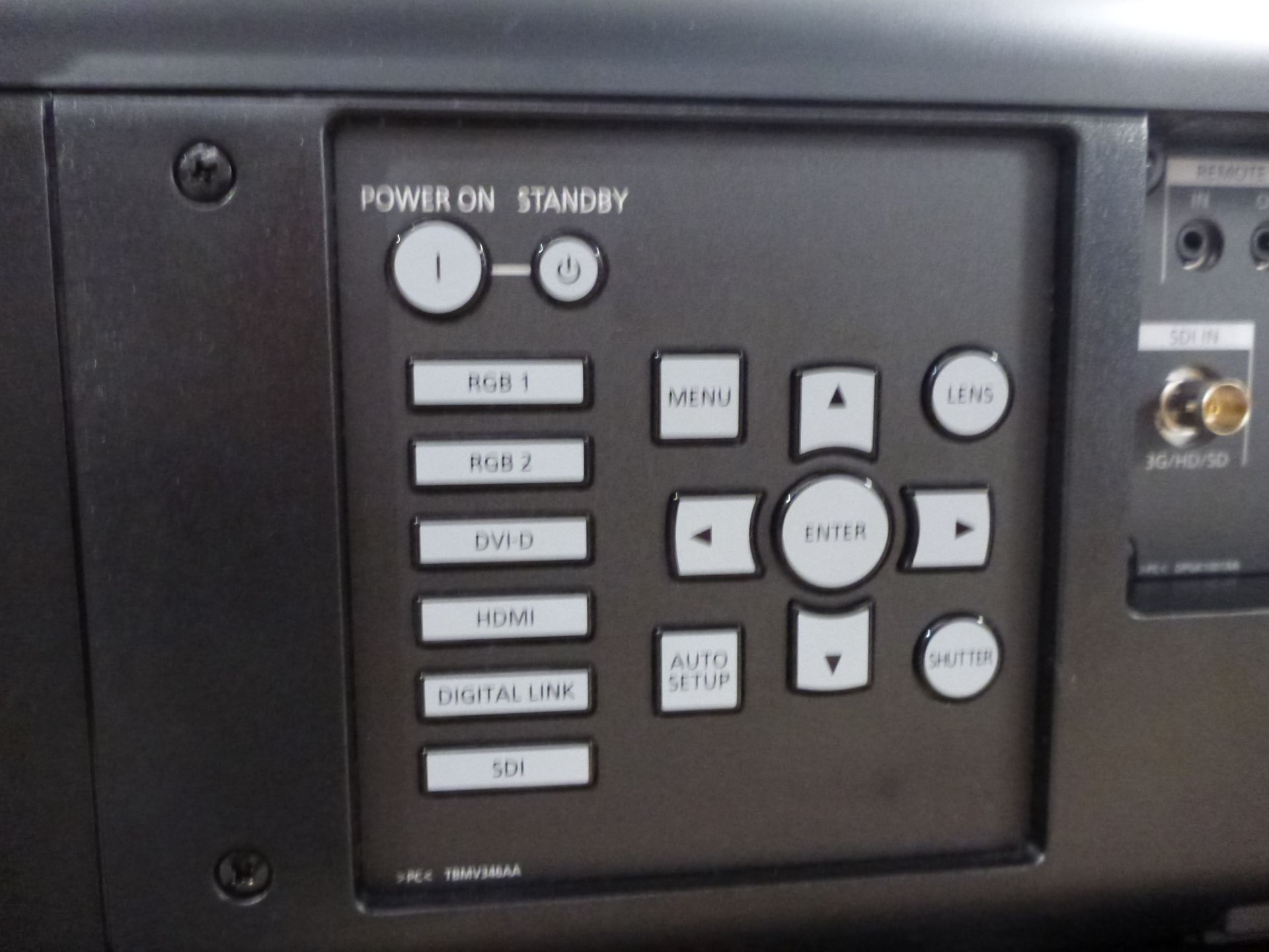 Panasonic Laser Projector, Model PT-RZ970, S/N DA8410049, YOM 2018, In flight case with standard 1. - Image 5 of 12