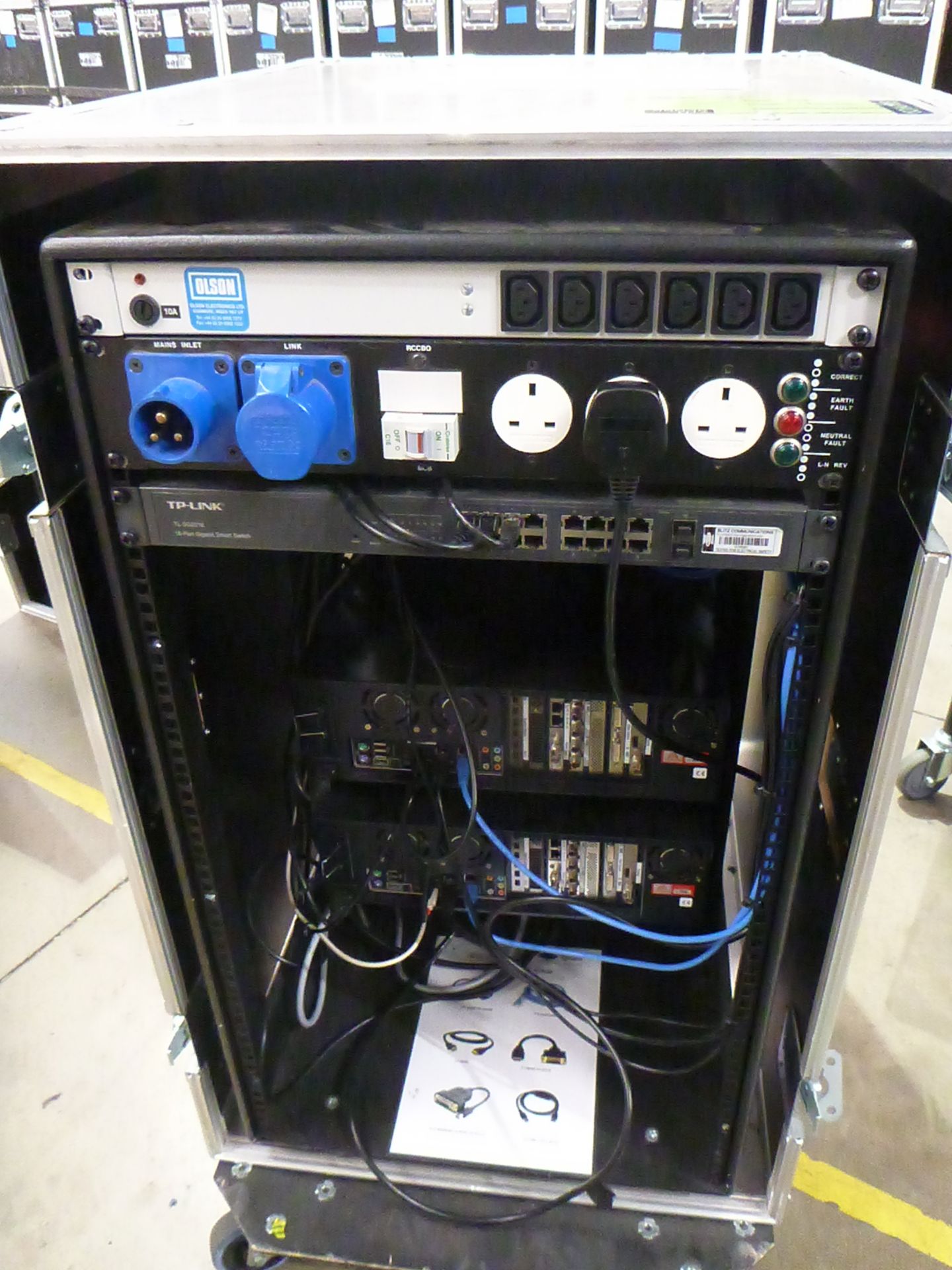 7th Sense Media Server, To include in flight case 7th Sense Delta Media Servers (Qty 2) APC UPS - Image 9 of 18